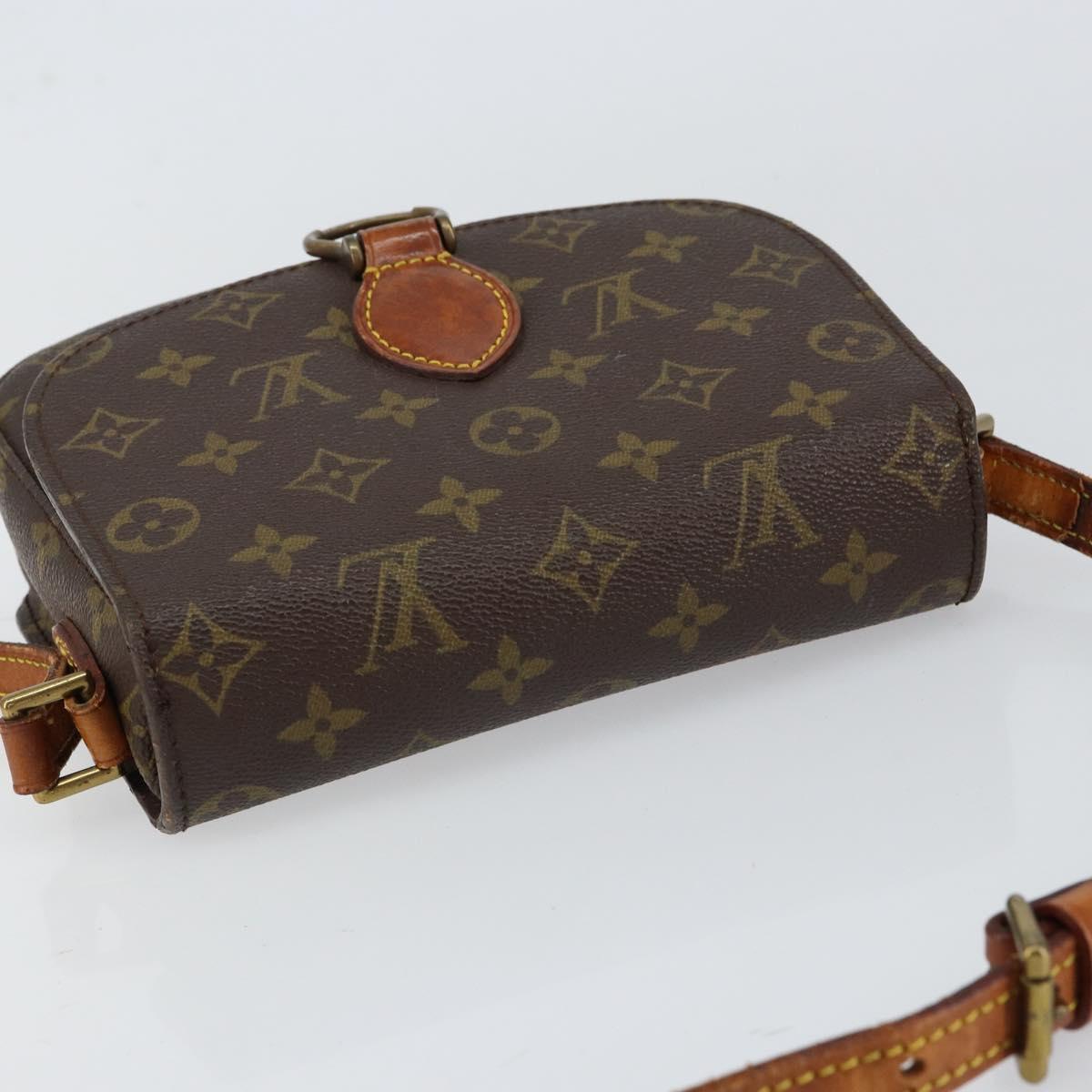 LOUIS VUITTON Monogram Saint Cloud MM Shoulder Bag M51243 LV Auth BA7579