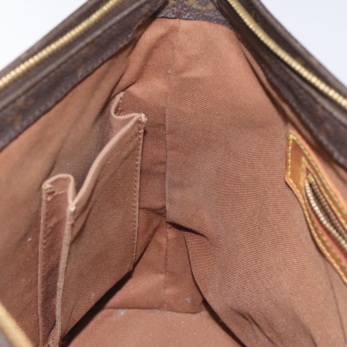 LOUIS VUITTON Monogram Cabas Piano Tote Bag M51148 LV Auth BA758