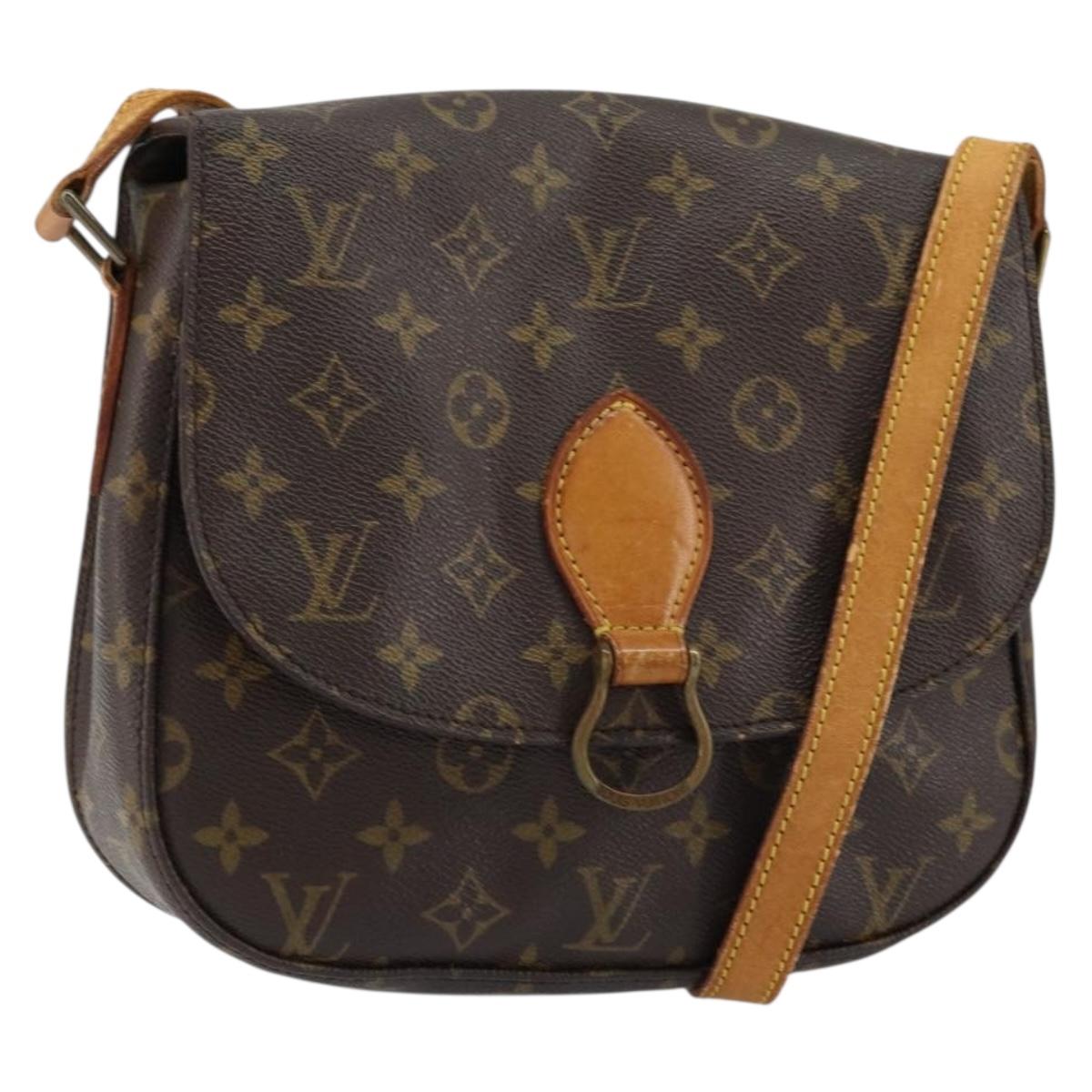 LOUIS VUITTON Monogram Saint Cloud GM Shoulder Bag M51242 LV Auth BA7581