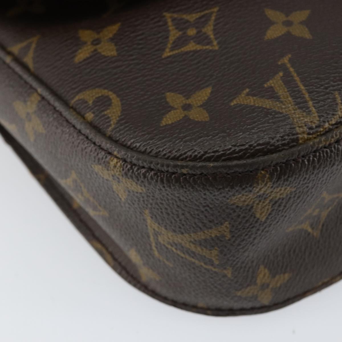 LOUIS VUITTON Monogram Saint Cloud GM Shoulder Bag M51242 LV Auth BA7582
