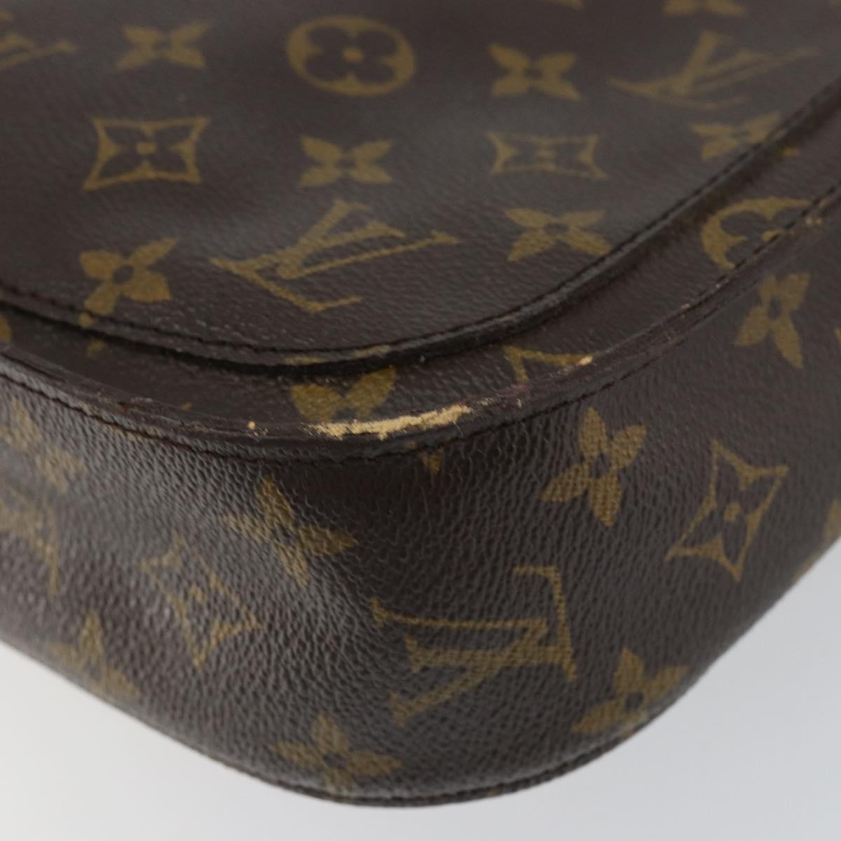 LOUIS VUITTON Monogram Saint Cloud GM Shoulder Bag M51242 LV Auth BA7582
