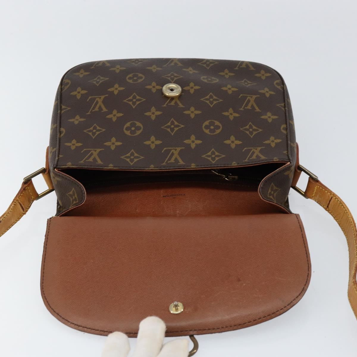 LOUIS VUITTON Monogram Saint Cloud GM Shoulder Bag M51242 LV Auth BA7582