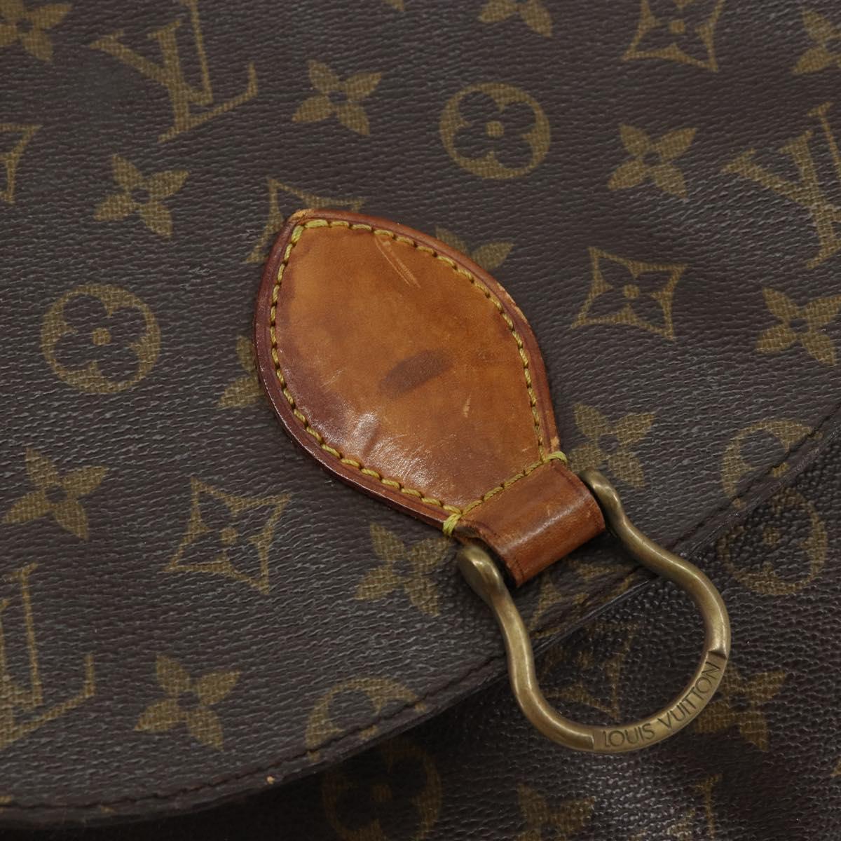 LOUIS VUITTON Monogram Saint Cloud GM Shoulder Bag M51242 LV Auth BA7583