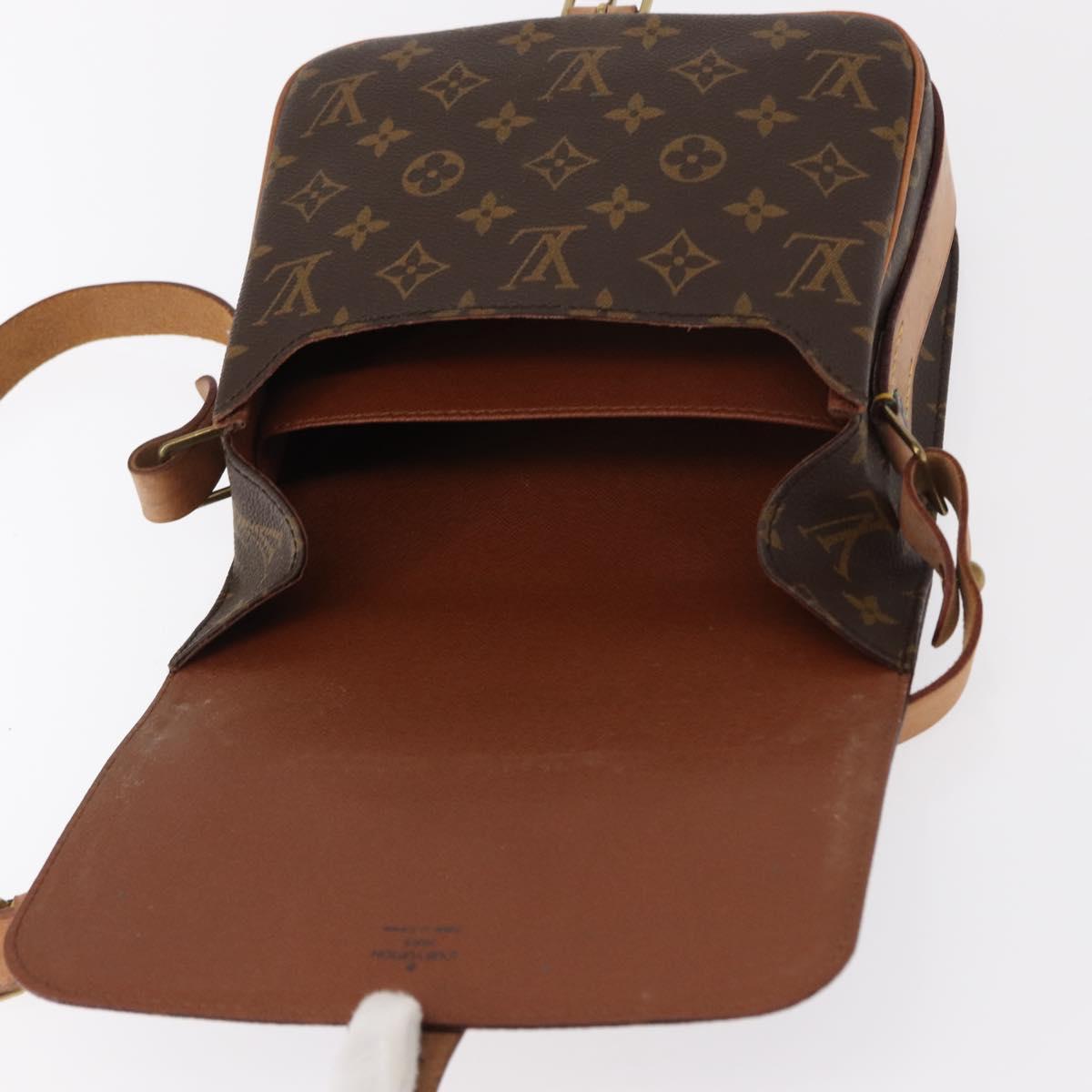 LOUIS VUITTON Monogram Cartouchiere MM Shoulder Bag M51253 LV Auth BA7584