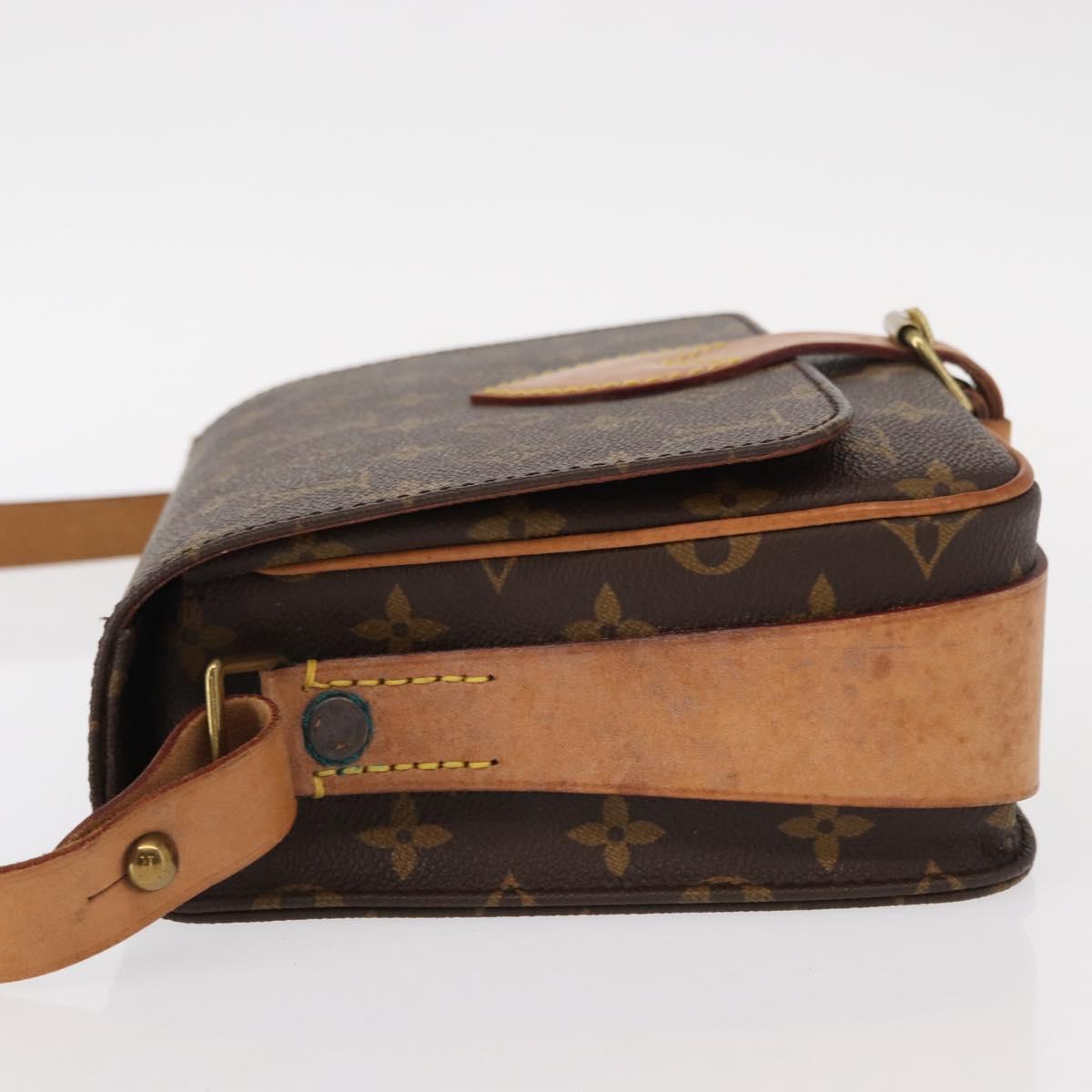 LOUIS VUITTON Monogram Cartouchiere MM Shoulder Bag M51253 LV Auth BA7584