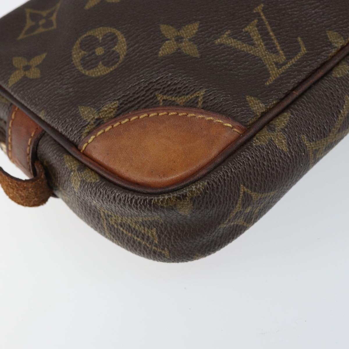 LOUIS VUITTON Monogram Marly Dragonne PM Clutch Bag M51827 LV Auth BA7586