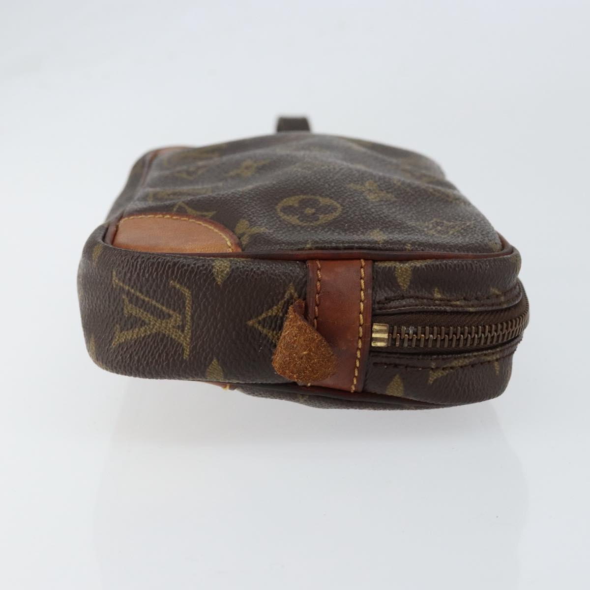 LOUIS VUITTON Monogram Marly Dragonne PM Clutch Bag M51827 LV Auth BA7586