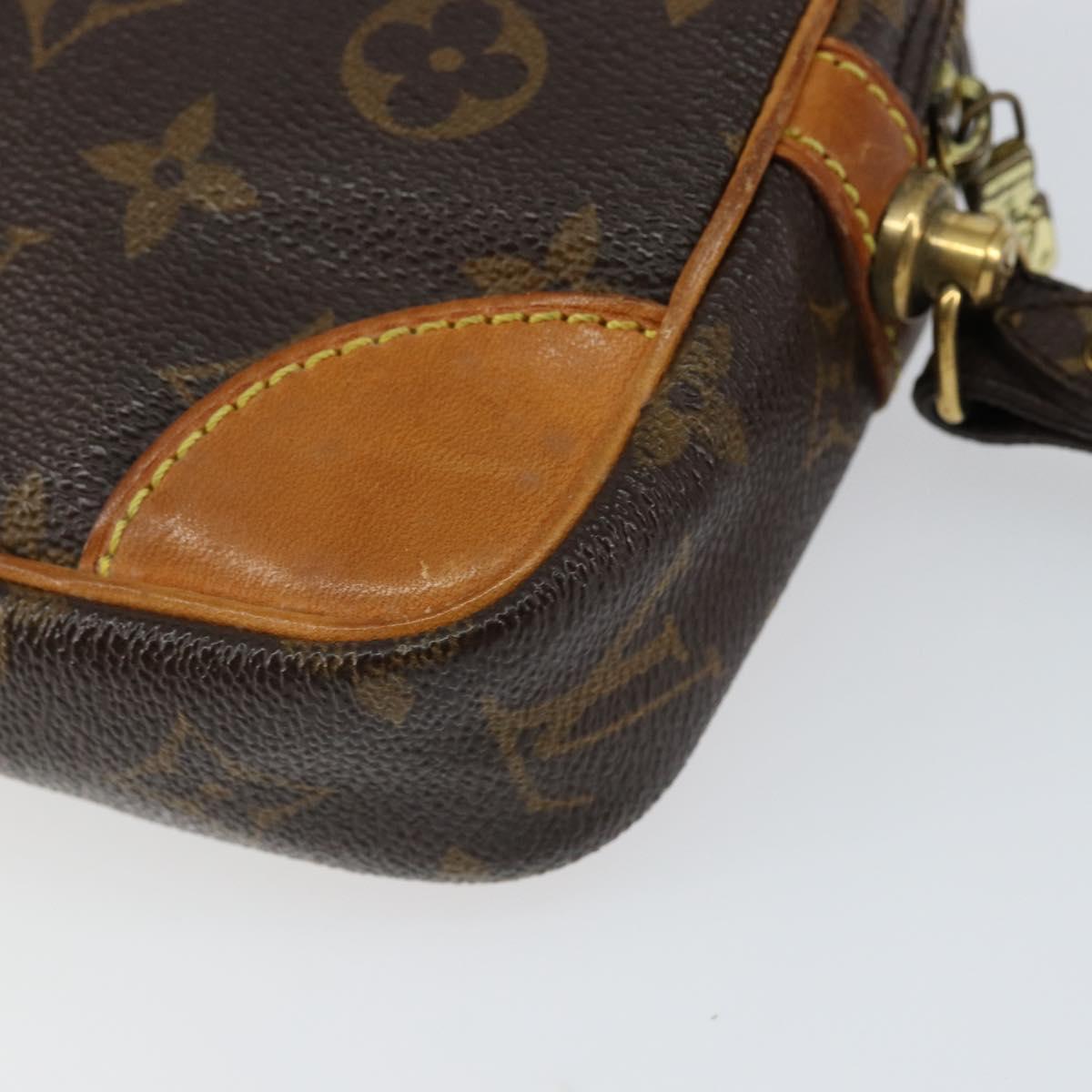 LOUIS VUITTON Monogram Marly Dragonne PM Clutch Bag M51827 LV Auth BA7589