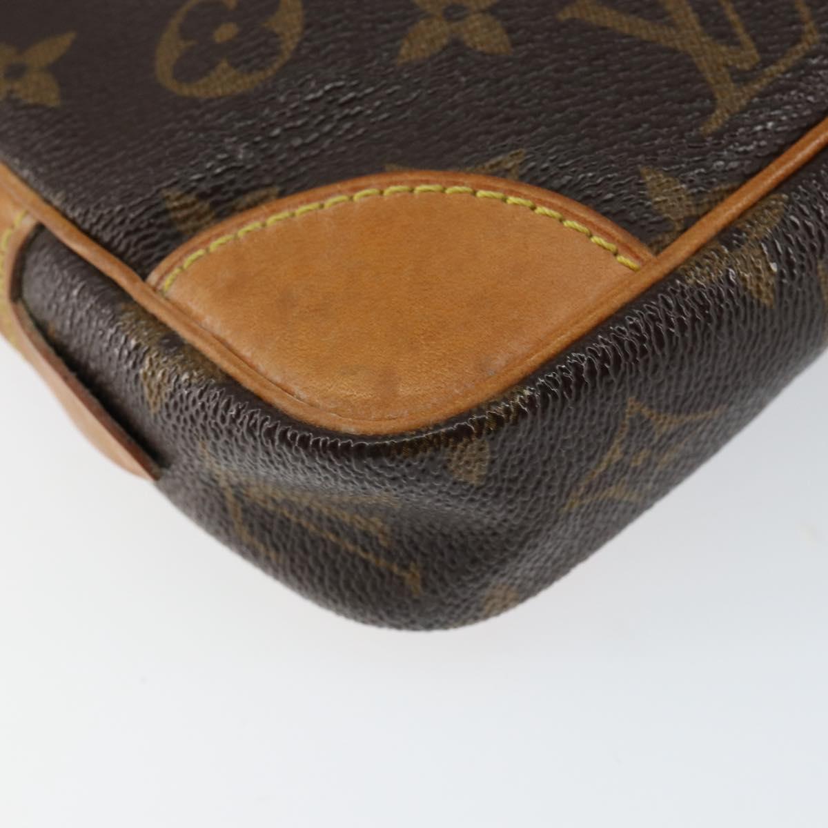 LOUIS VUITTON Monogram Marly Dragonne PM Clutch Bag M51827 LV Auth BA7589