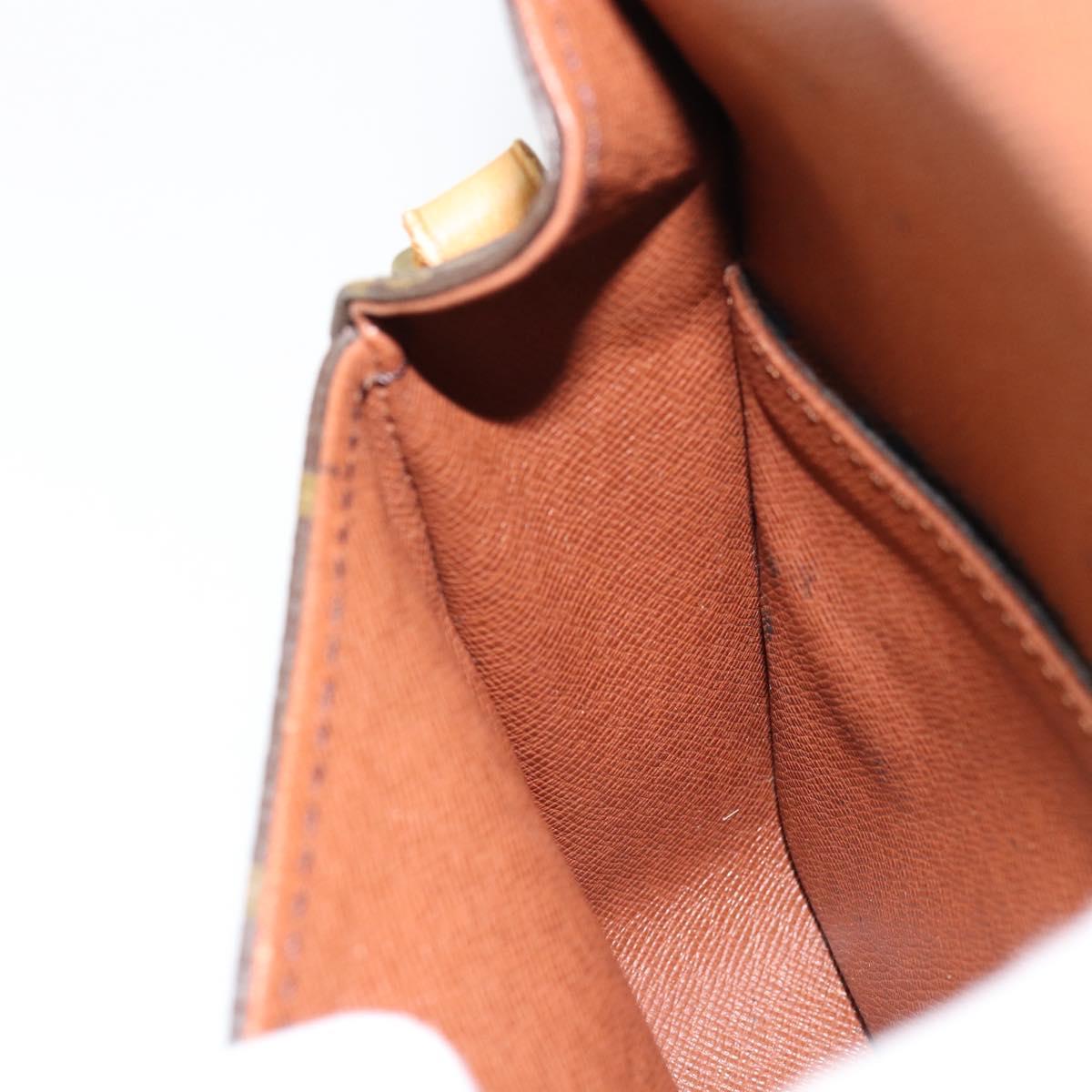 LOUIS VUITTON Monogram Saint Cloud PM Shoulder Bag M51244 LV Auth BA7596