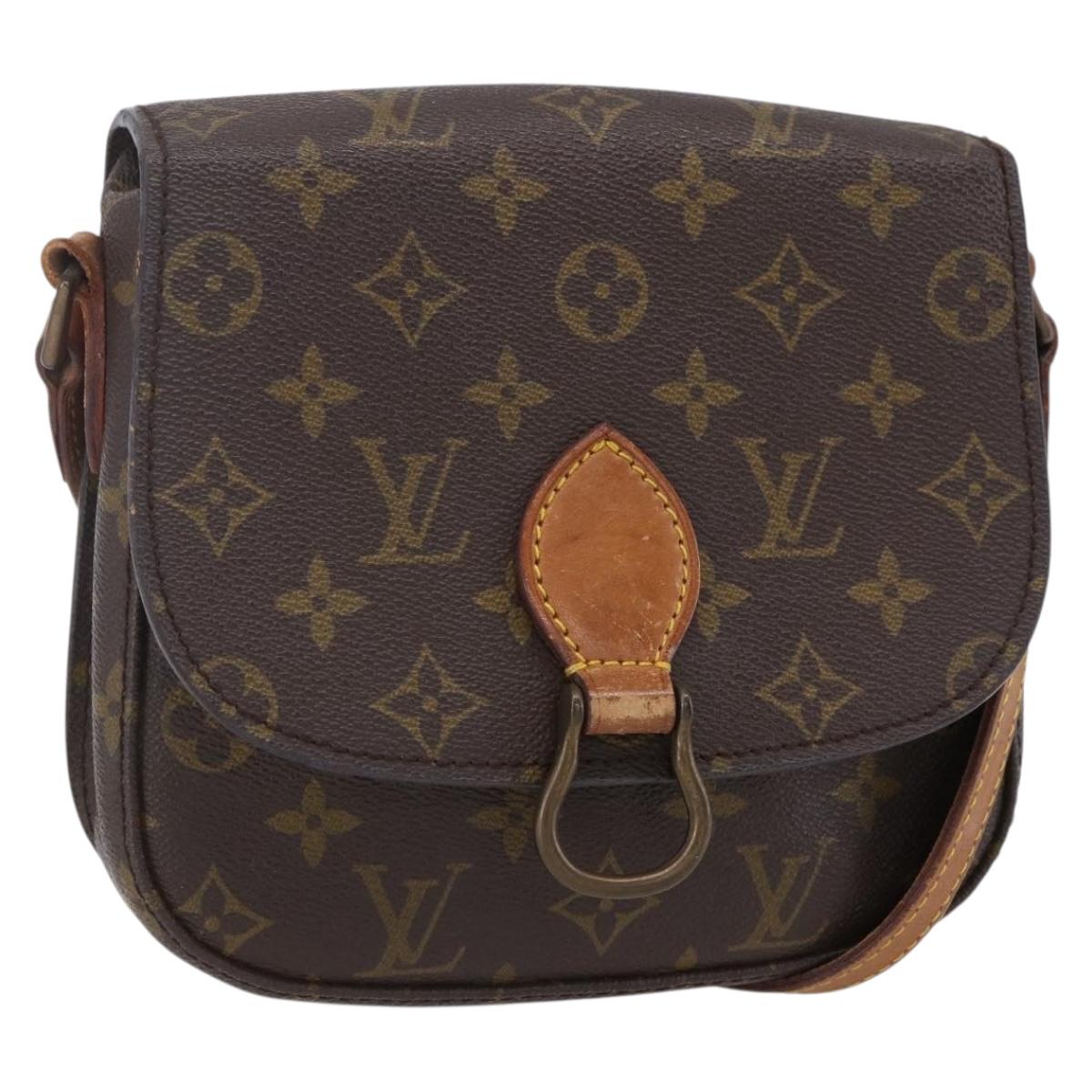 LOUIS VUITTON Monogram Saint Cloud MM Shoulder Bag Vintage M51243 LV Auth BA7597