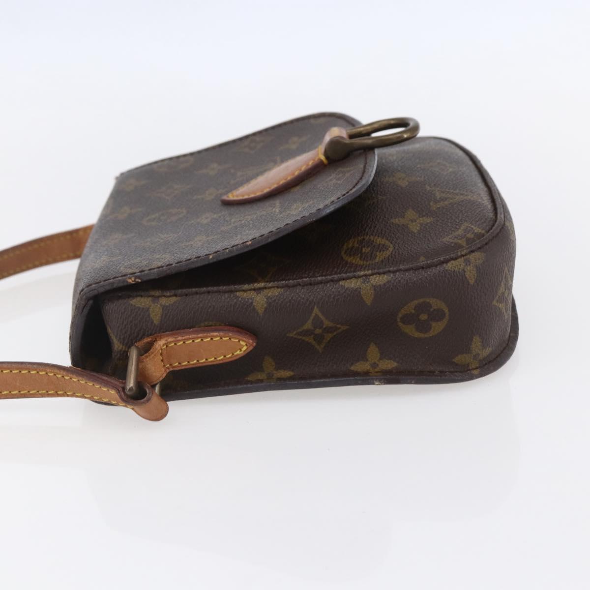 LOUIS VUITTON Monogram Saint Cloud MM Shoulder Bag Vintage M51243 LV Auth BA7597