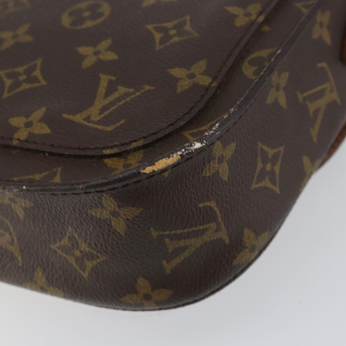 LOUIS VUITTON Monogram Saint Cloud GM Shoulder Bag M51242 LV Auth BA7598
