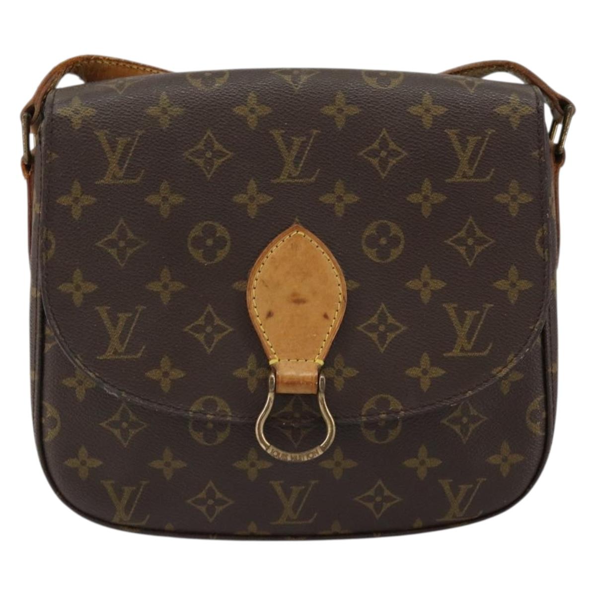 LOUIS VUITTON Monogram Saint Cloud GM Shoulder Bag M51242 LV Auth BA7598