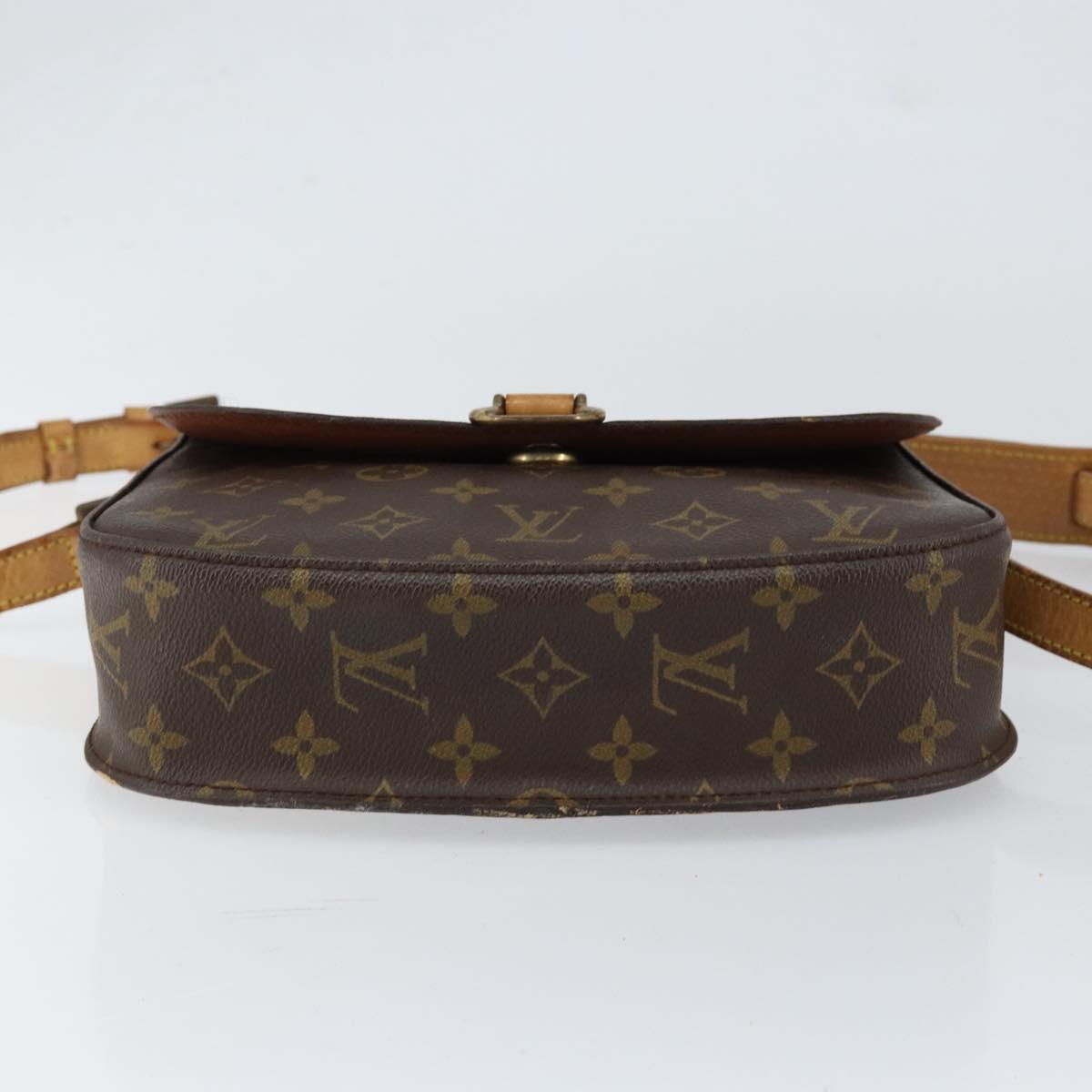 LOUIS VUITTON Monogram Saint Cloud GM Shoulder Bag M51242 LV Auth BA7598