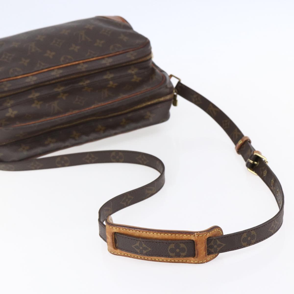 LOUIS VUITTON Monogram Nile Shoulder Bag M45244 LV Auth BA7600