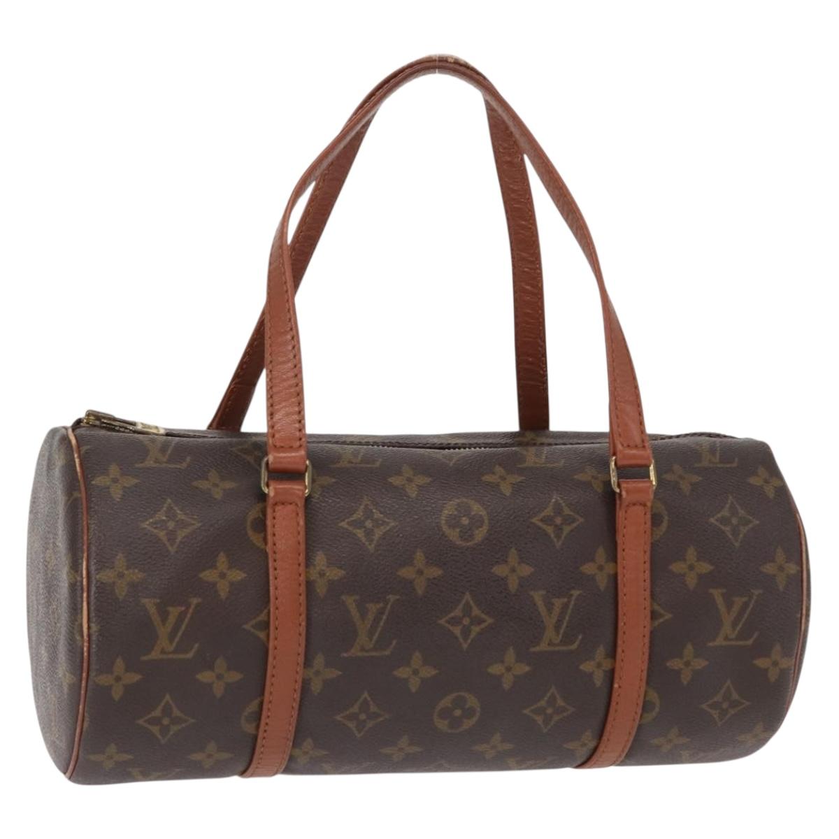 LOUIS VUITTON Monogram Papillon 30 Hand Bag M51385 LV Auth BA7602