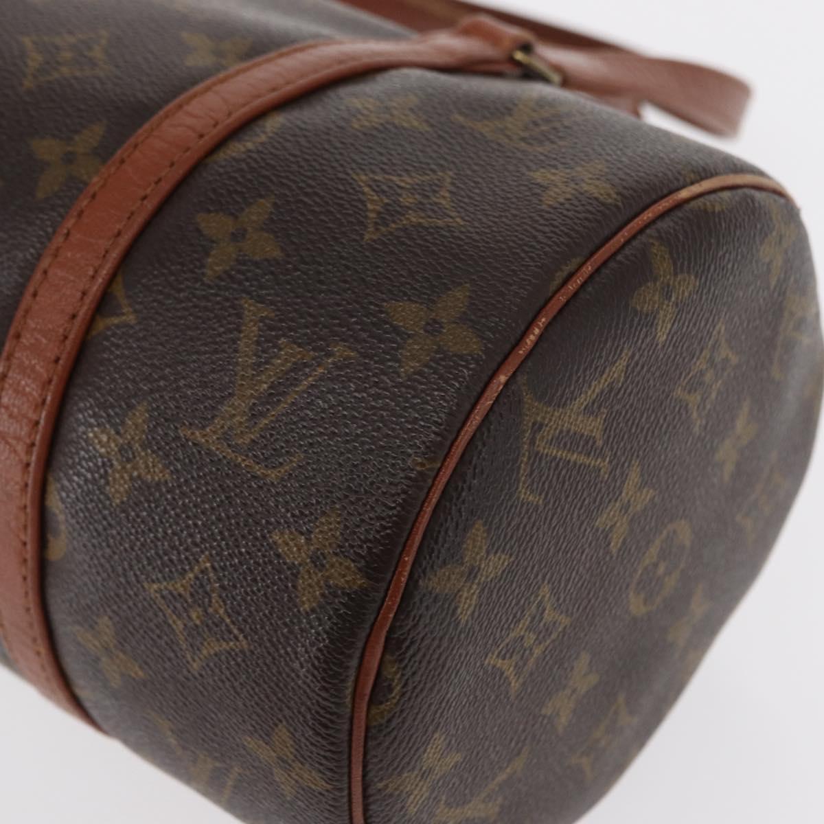 LOUIS VUITTON Monogram Papillon 30 Hand Bag M51385 LV Auth BA7602