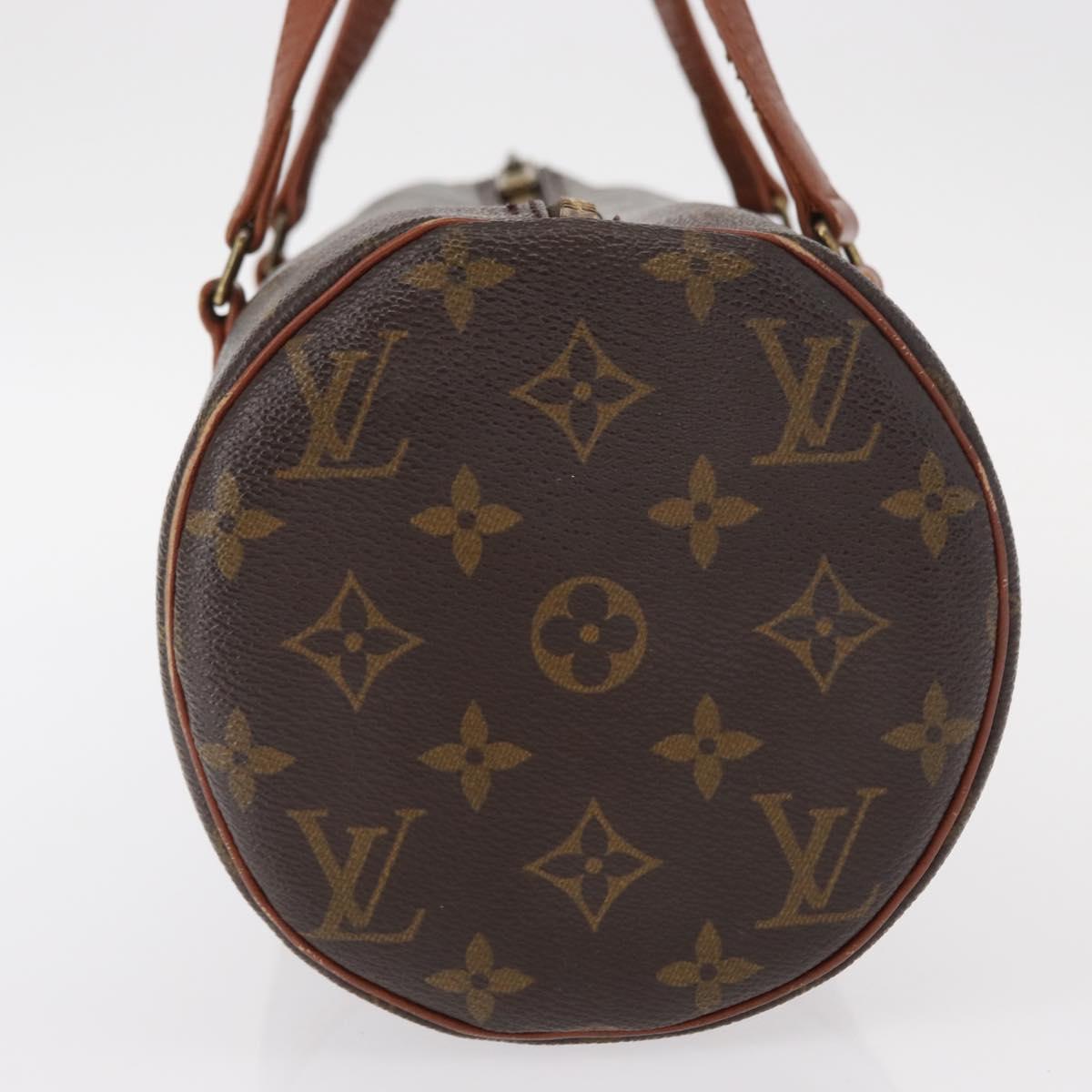 LOUIS VUITTON Monogram Papillon 30 Hand Bag M51385 LV Auth BA7602