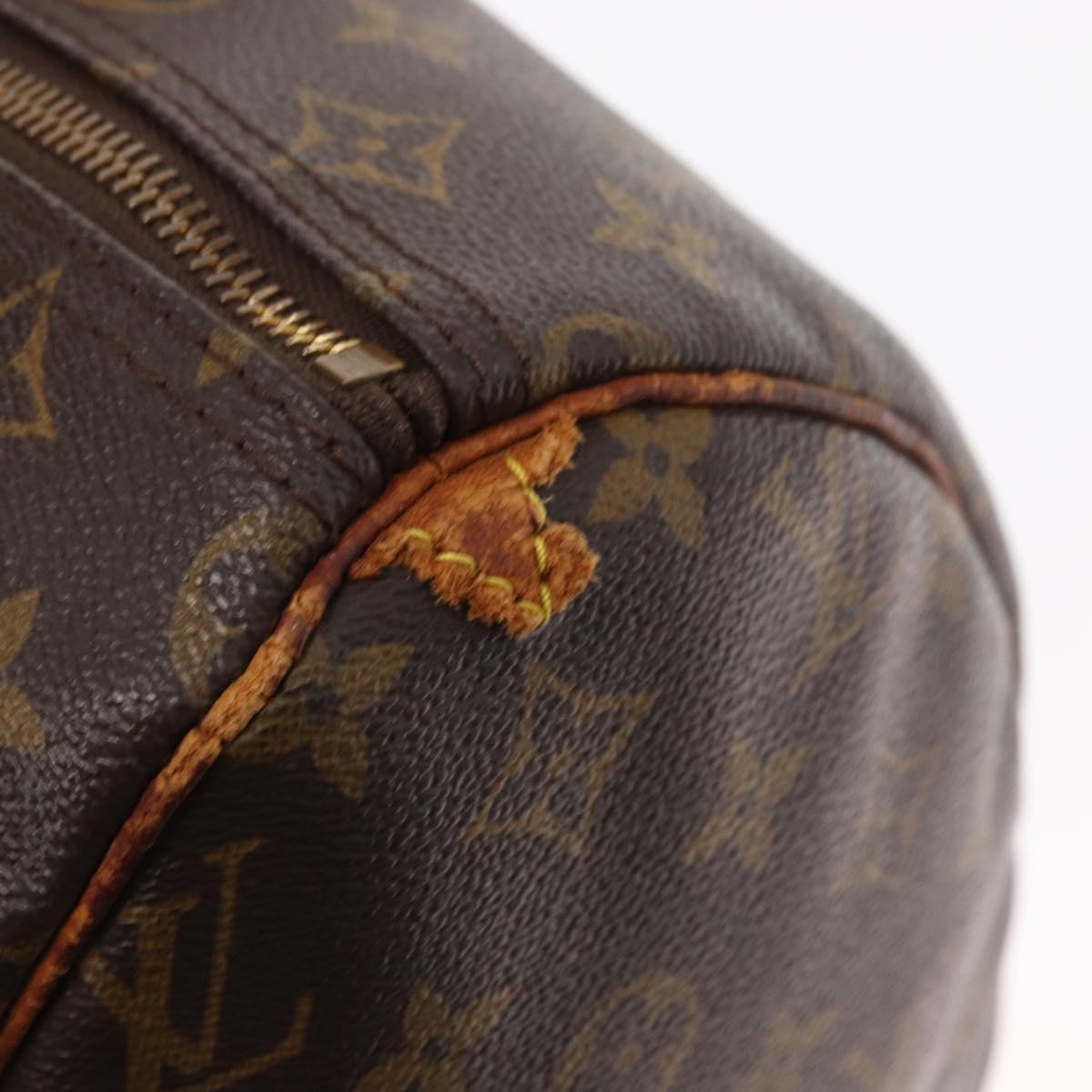 LOUIS VUITTON Monogram Speedy 30 Hand Bag M41526 LV Auth BA7609