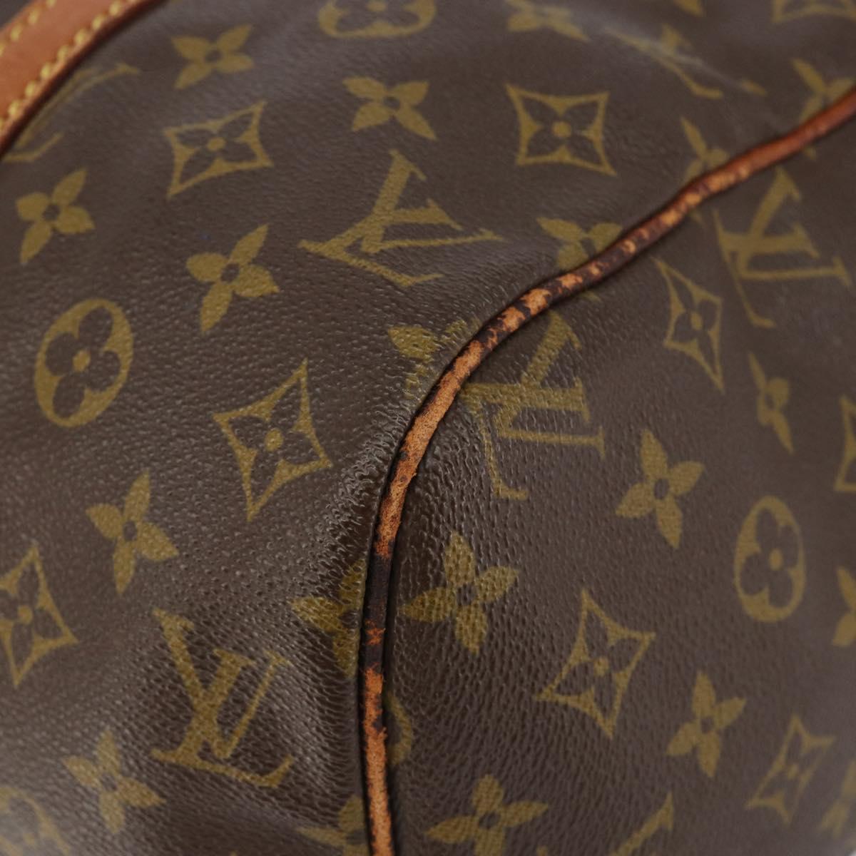 LOUIS VUITTON Monogram Sac Souple 35 Boston Bag M41626 LV Auth BA7611