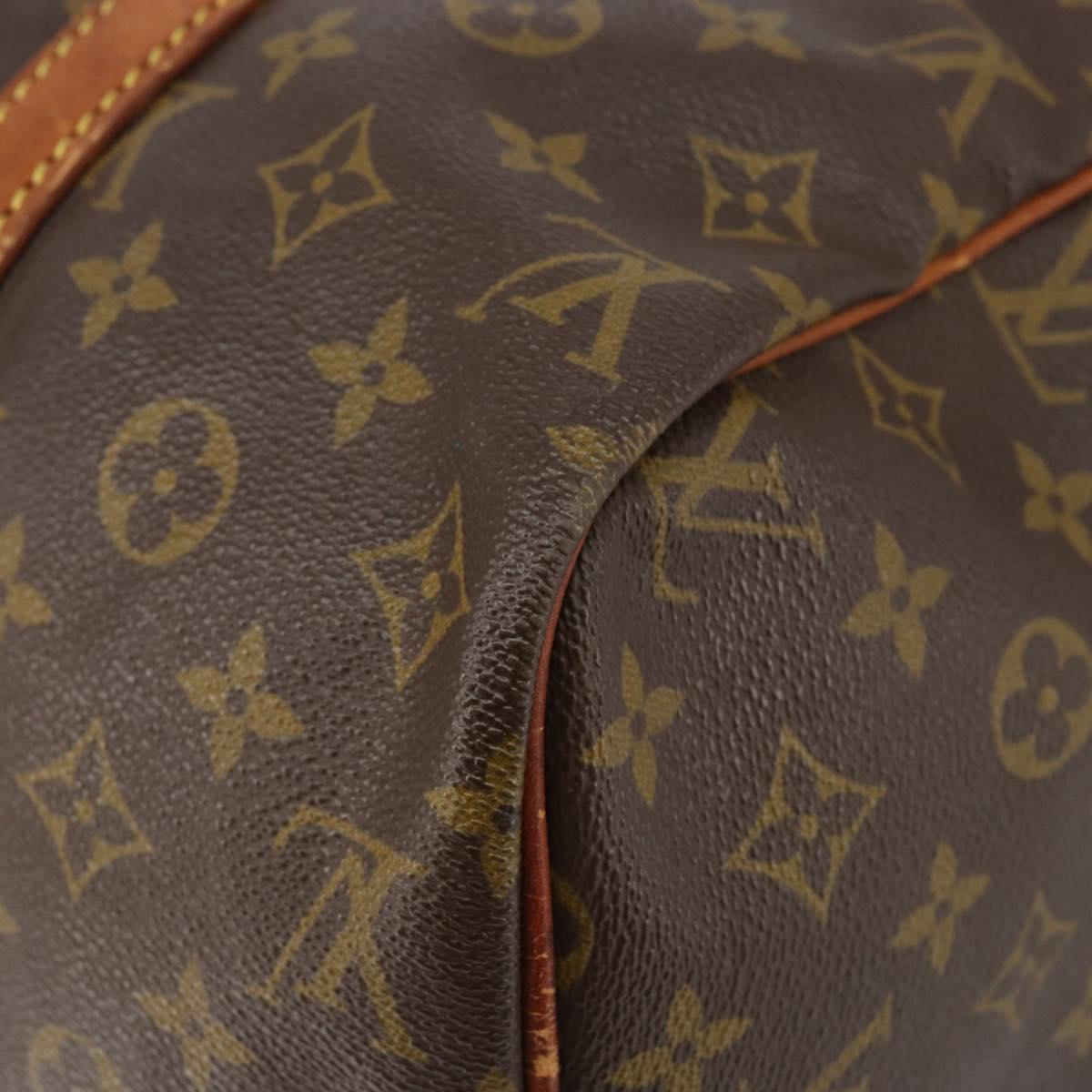 LOUIS VUITTON Monogram Sac Souple 35 Boston Bag M41626 LV Auth BA7611