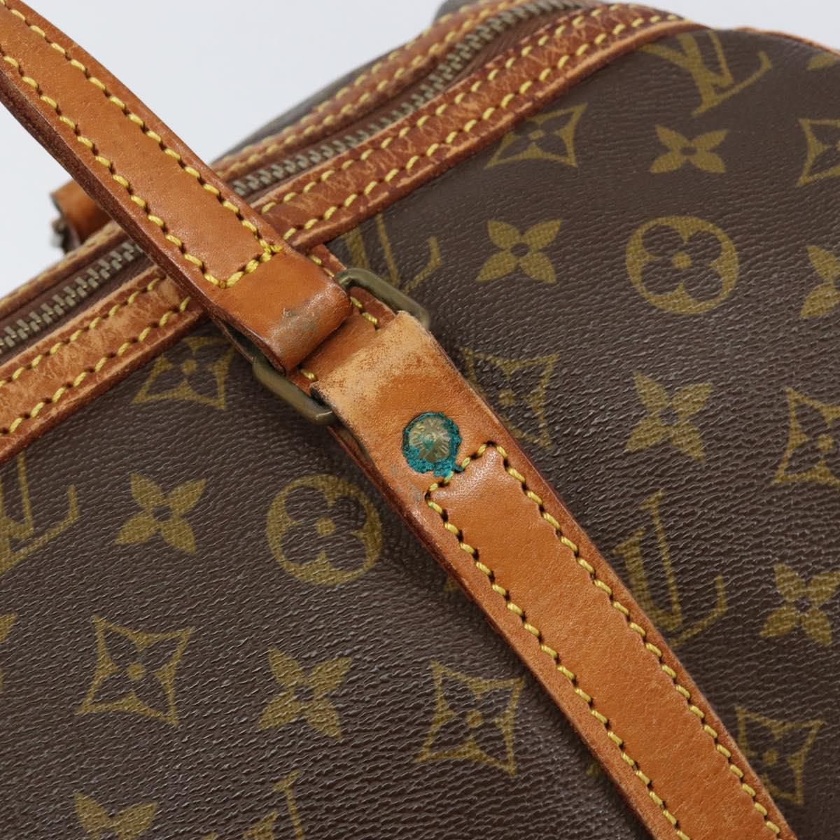 LOUIS VUITTON Monogram Sac Souple 35 Boston Bag M41626 LV Auth BA7611