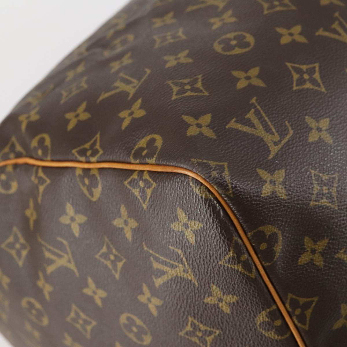 LOUIS VUITTON Monogram Keepall 55 Boston Bag M41424 LV Auth BA7612