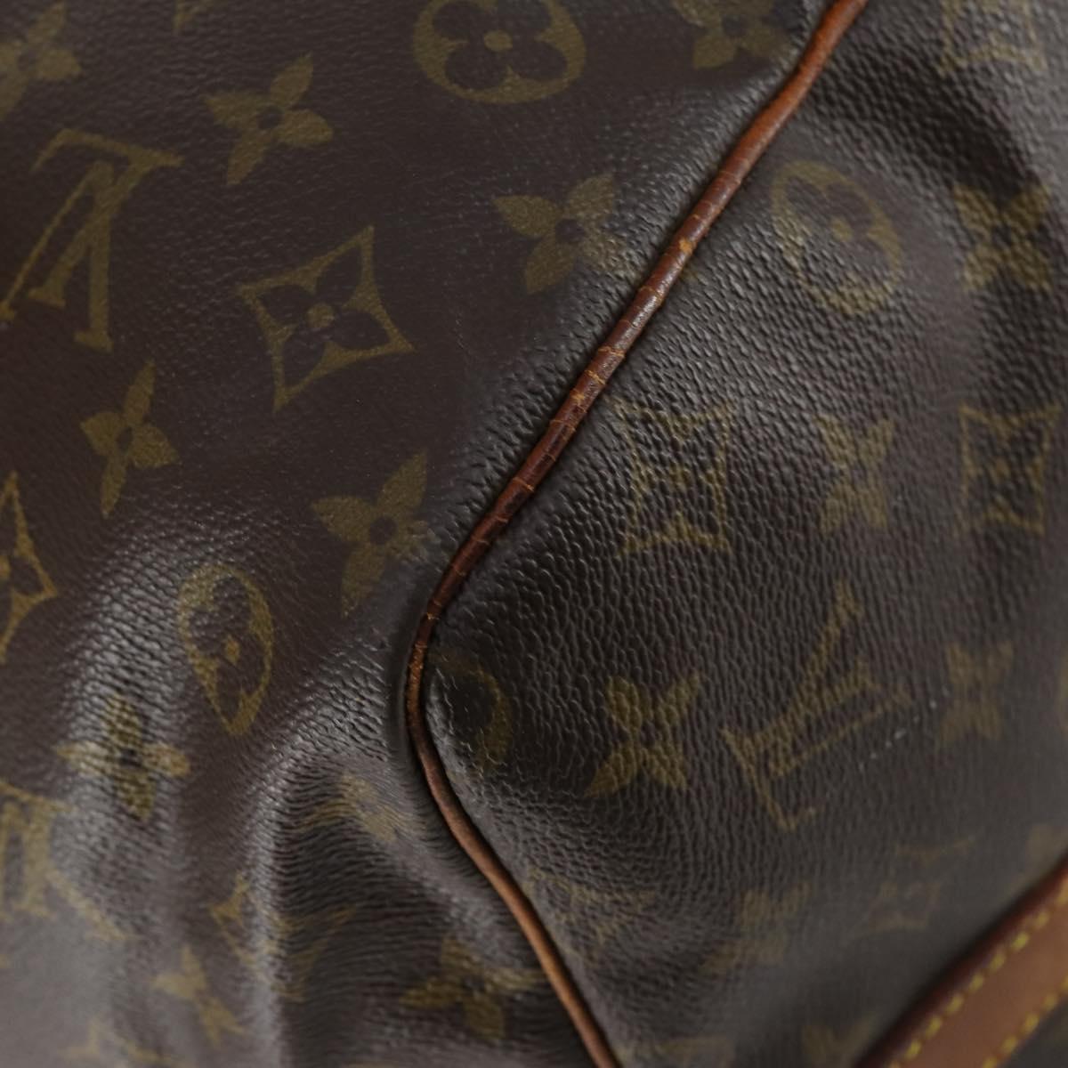 LOUIS VUITTON Monogram Keepall Bandouliere 60 Boston Bag M41412 LV Auth BA7613