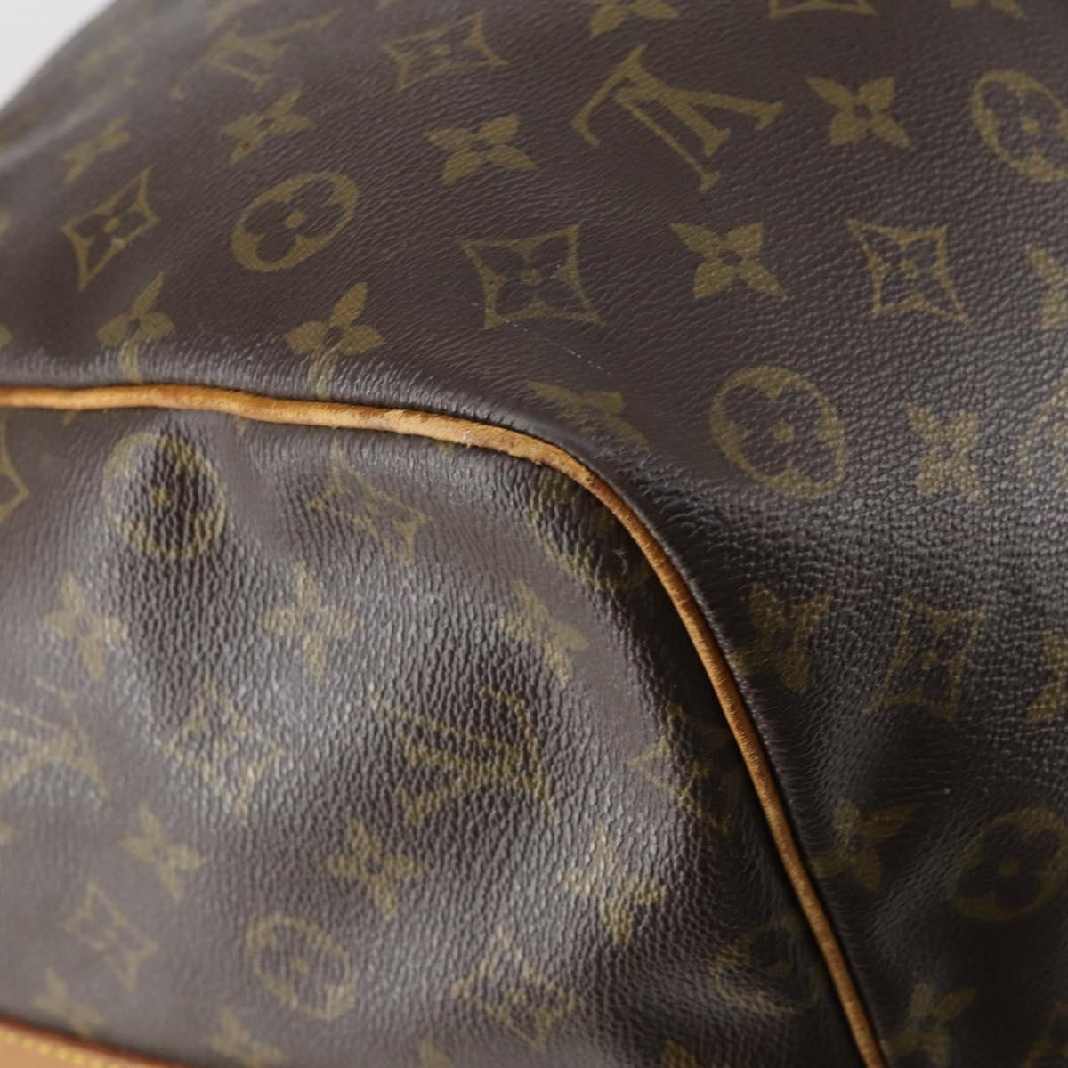 LOUIS VUITTON Monogram Keepall Bandouliere 60 Boston Bag M41412 LV Auth BA7613