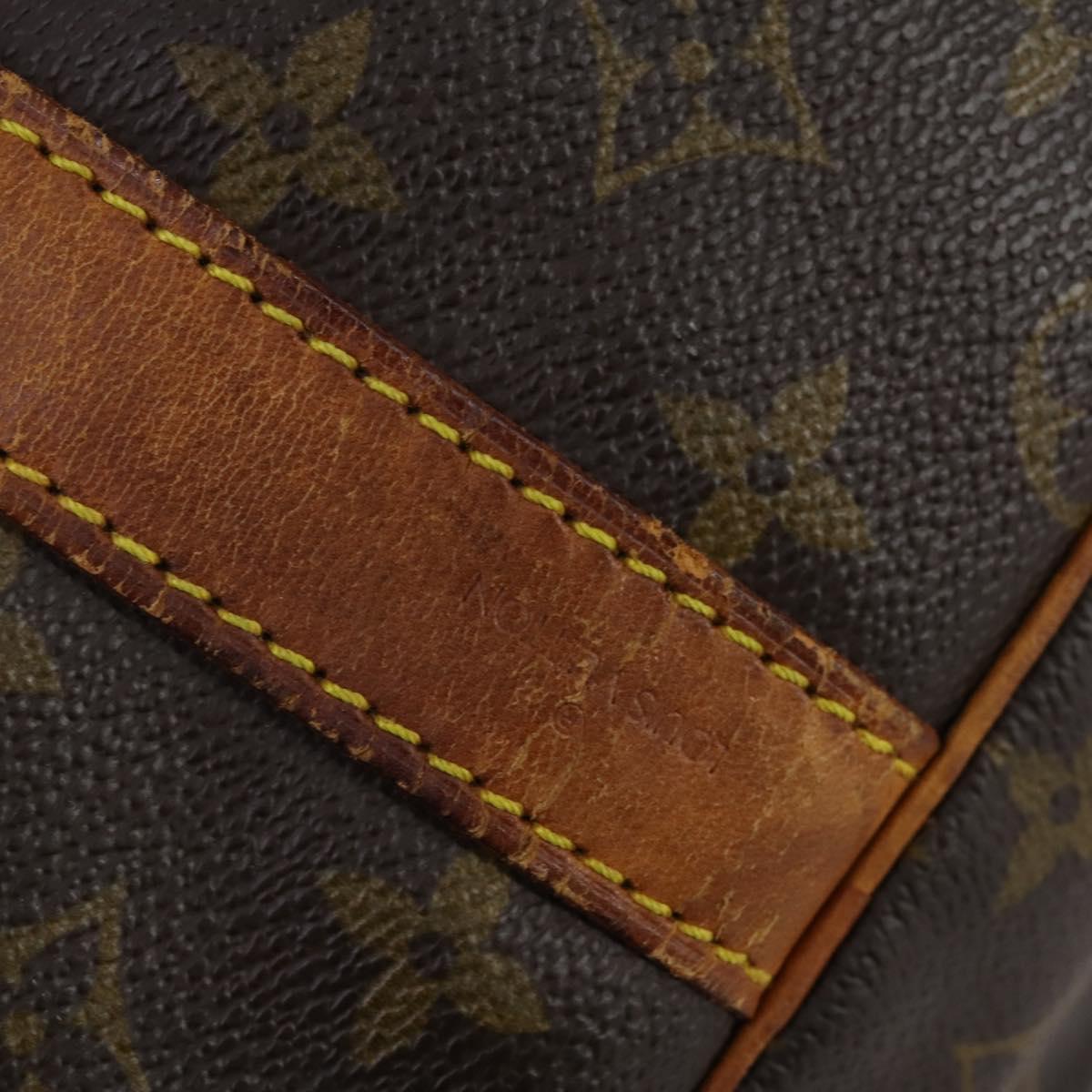 LOUIS VUITTON Monogram Keepall Bandouliere 60 Boston Bag M41412 LV Auth BA7613