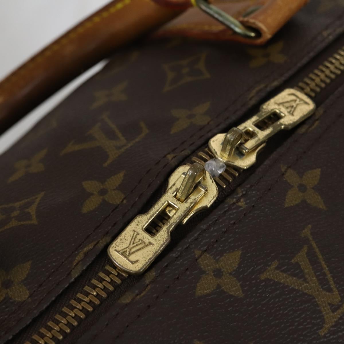 LOUIS VUITTON Monogram Keepall Bandouliere 60 Boston Bag M41412 LV Auth BA7613