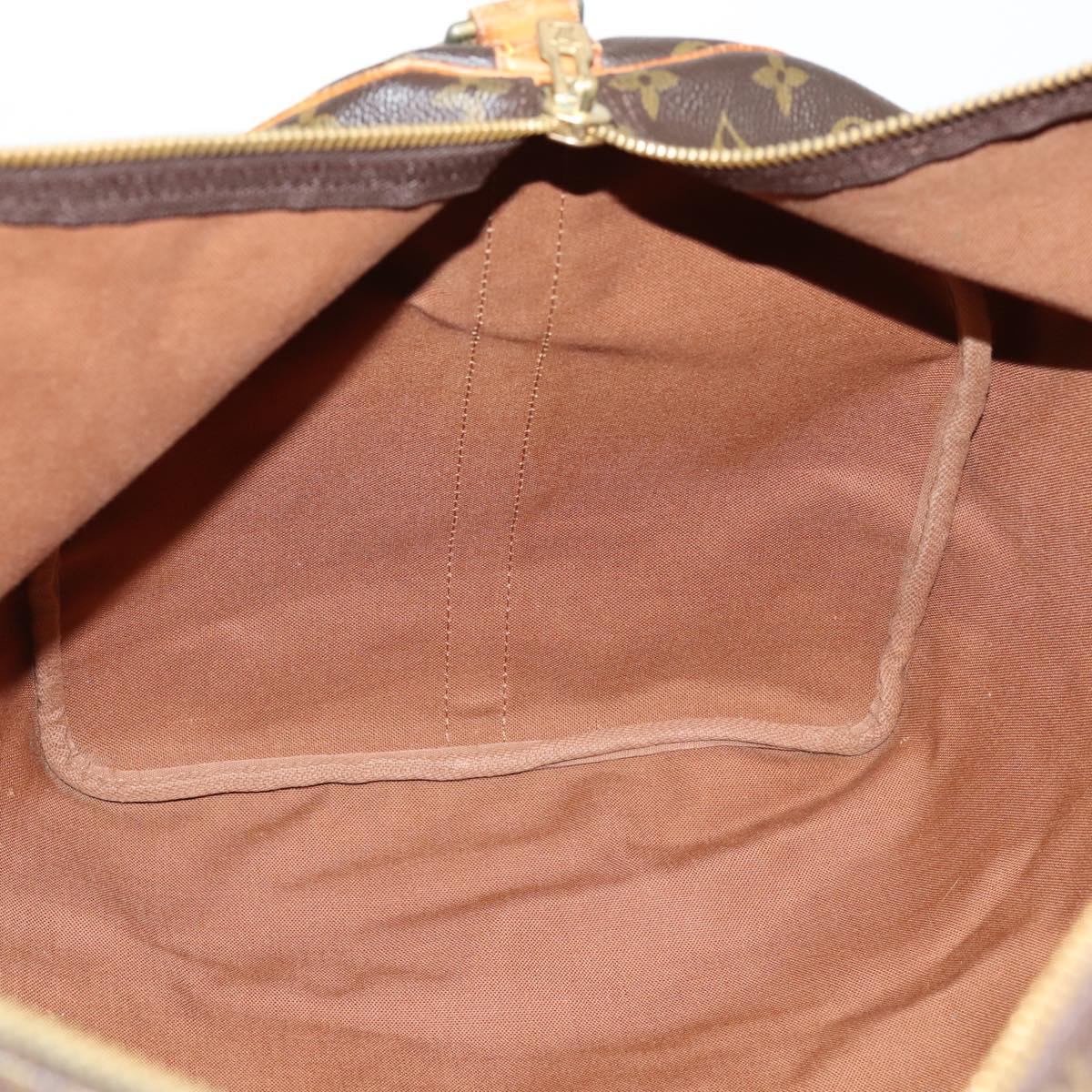 LOUIS VUITTON Monogram Keepall Bandouliere 60 Boston Bag M41412 LV Auth BA7613