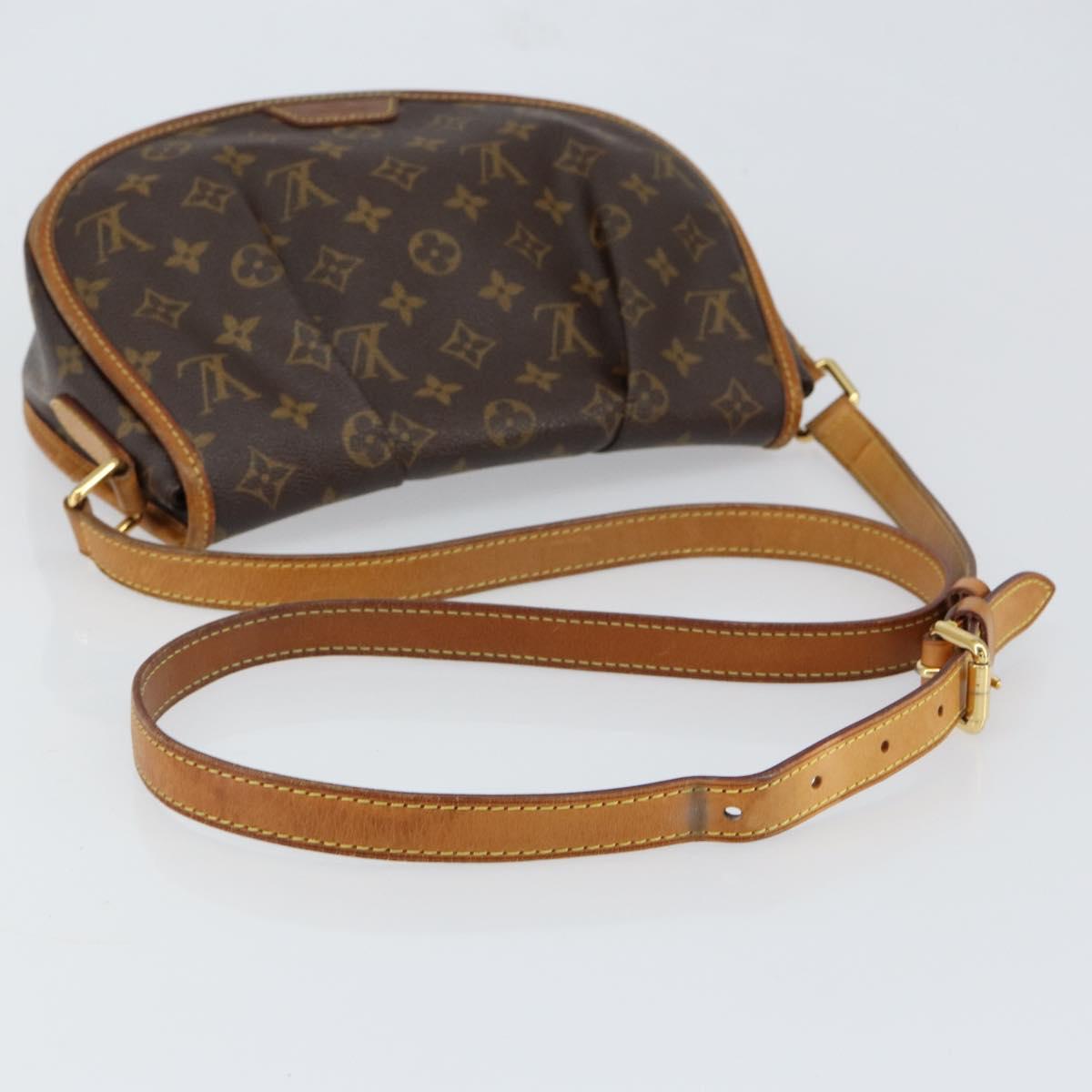LOUIS VUITTON Monogram Menilmontant PM Shoulder Bag M40474 LV Auth BA7616