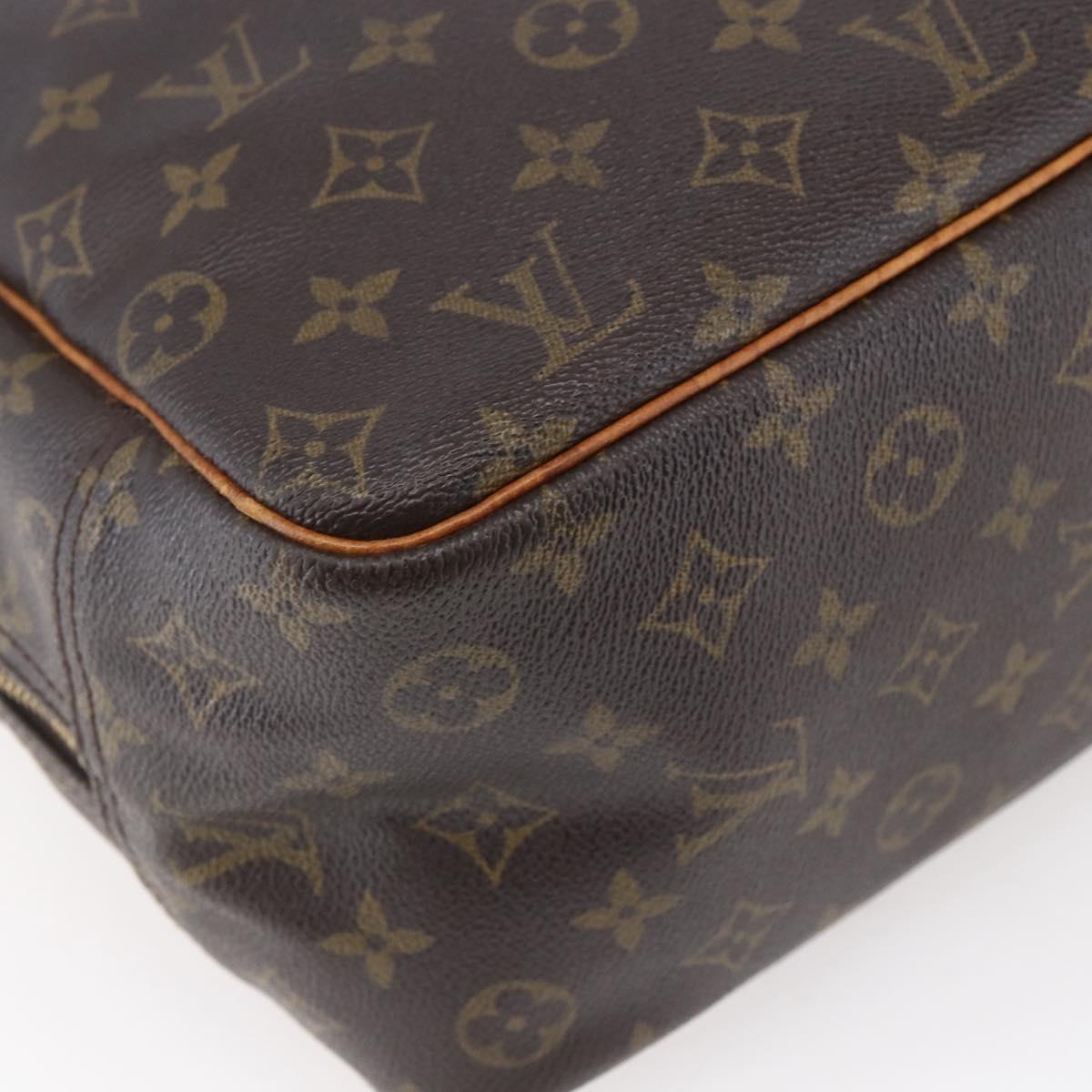 LOUIS VUITTON Monogram Deauville Hand Bag M47270 LV Auth BA7617