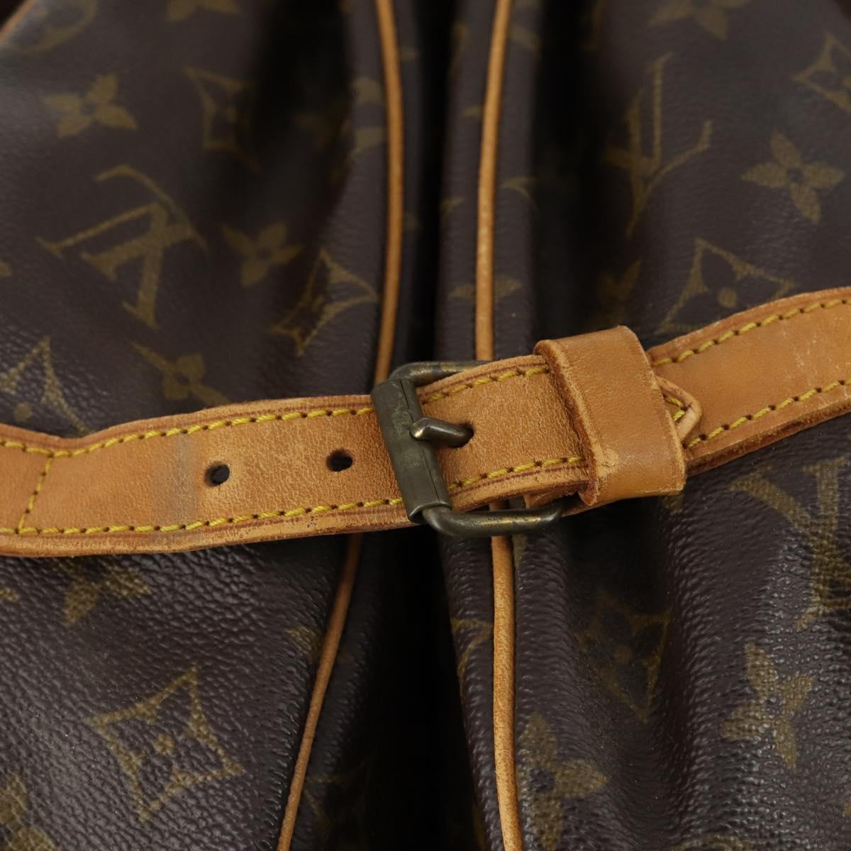 LOUIS VUITTON Monogram Saumur 35 Shoulder Bag M42254 LV Auth BA7620