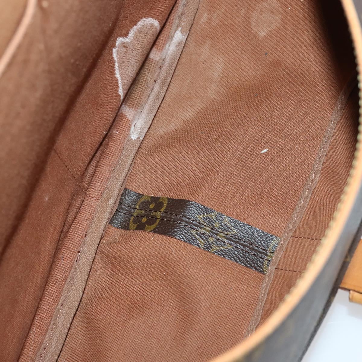 LOUIS VUITTON Monogram Saumur 35 Shoulder Bag M42254 LV Auth BA7620