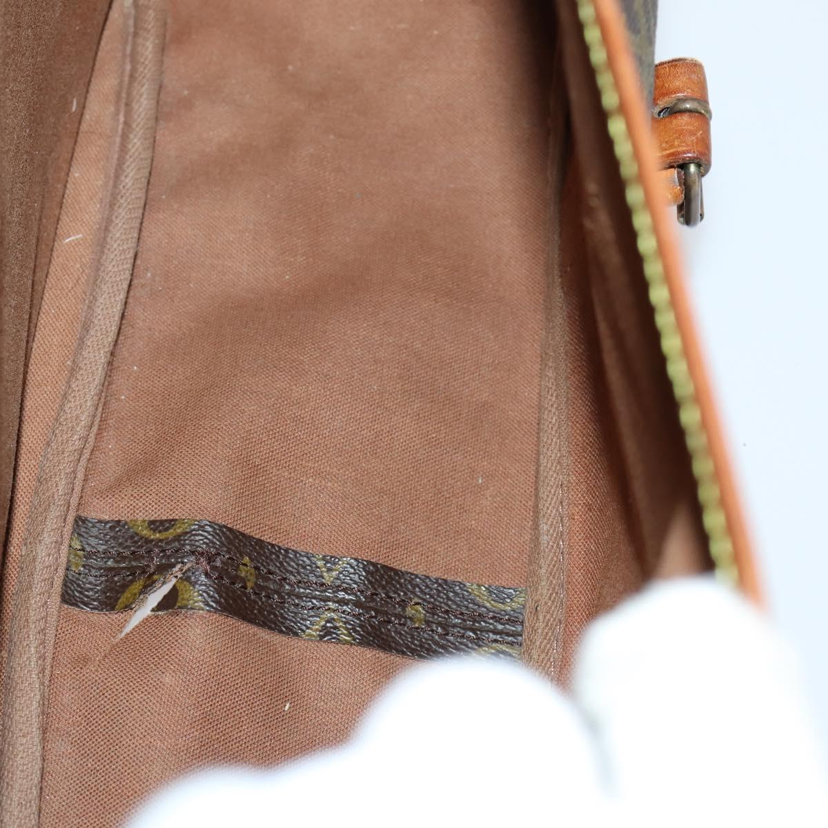 LOUIS VUITTON Monogram Saumur 43 Shoulder Bag M42252 LV Auth BA7621