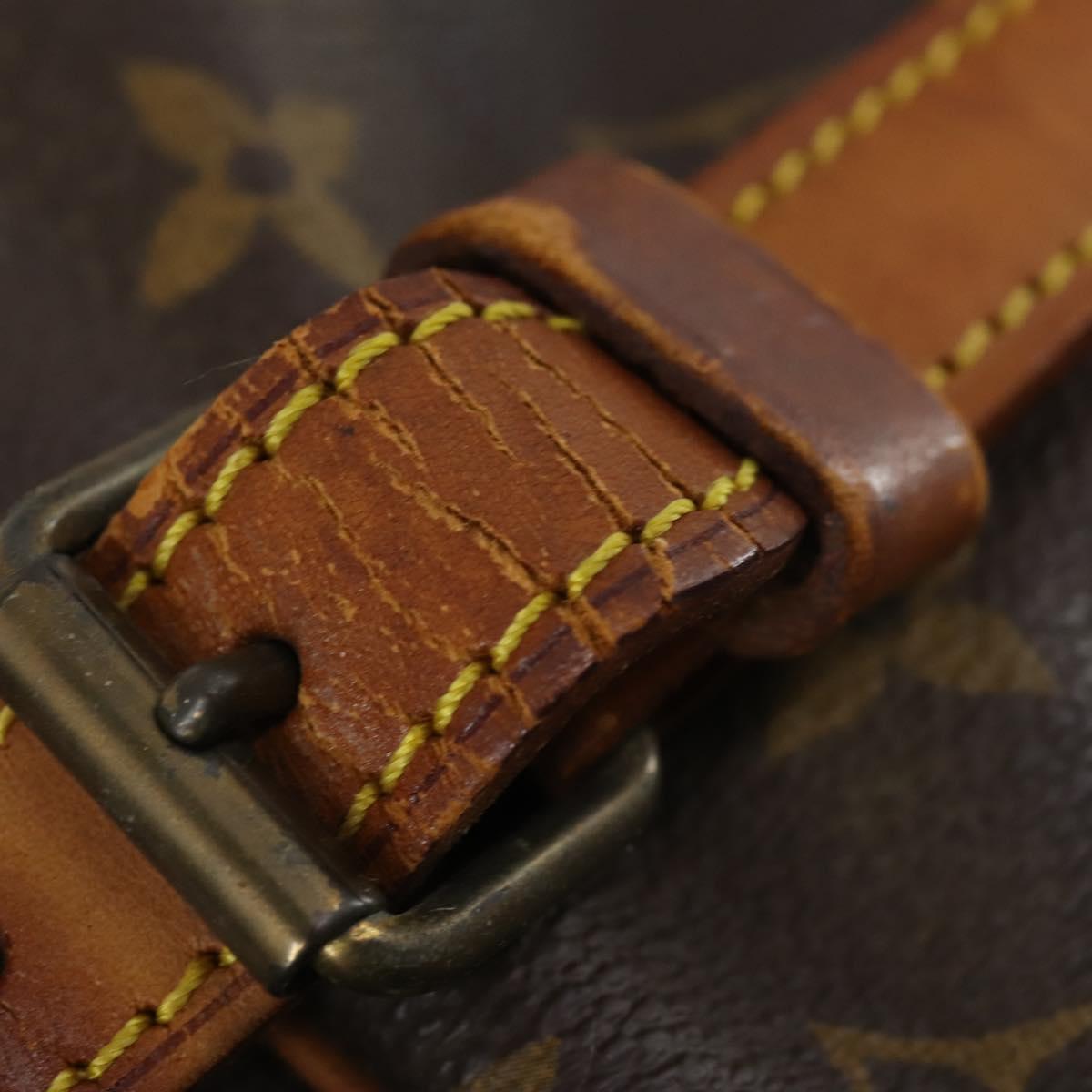 LOUIS VUITTON Monogram Saumur 35 Shoulder Bag M42254 LV Auth BA7622