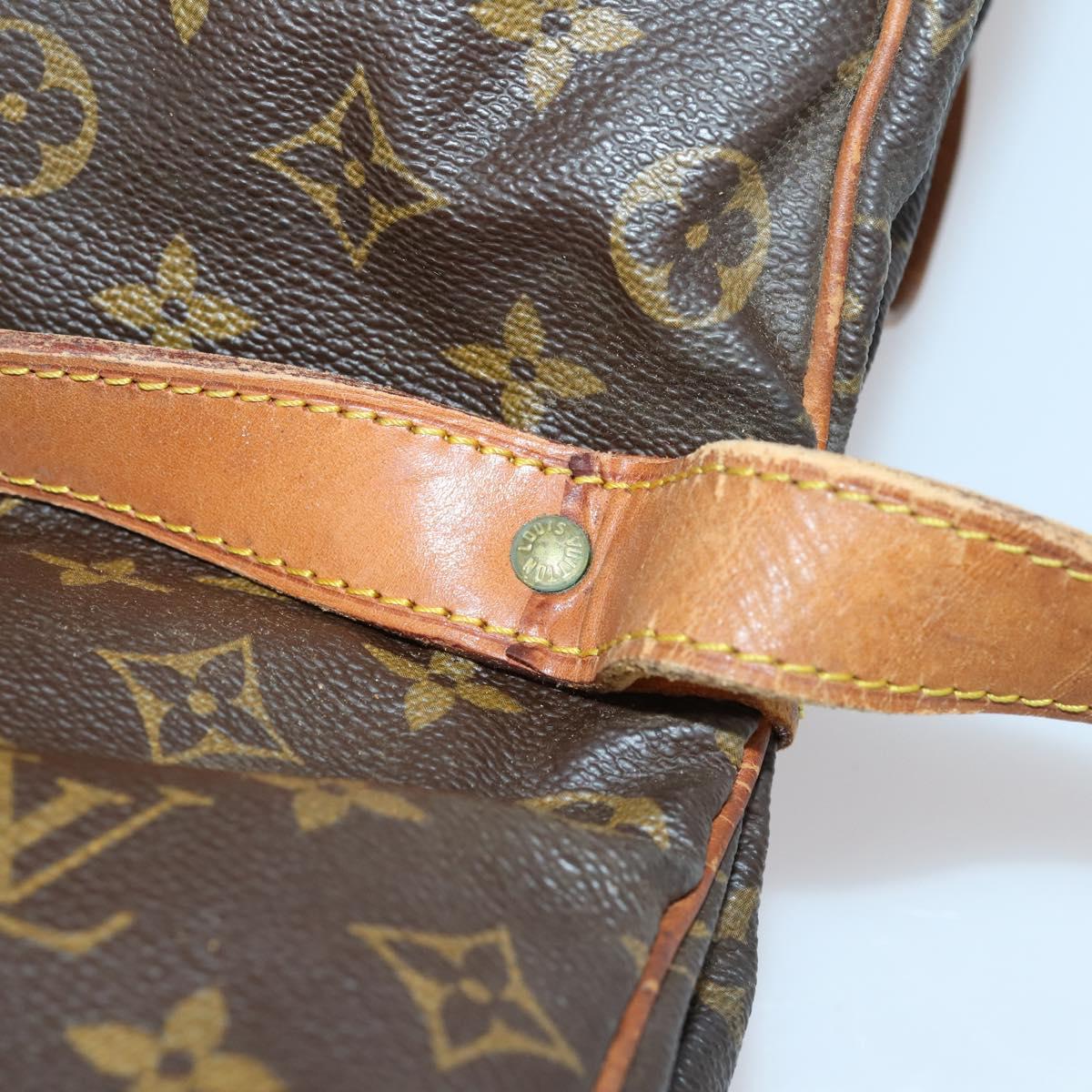 LOUIS VUITTON Monogram Saumur 35 Shoulder Bag M42254 LV Auth BA7622