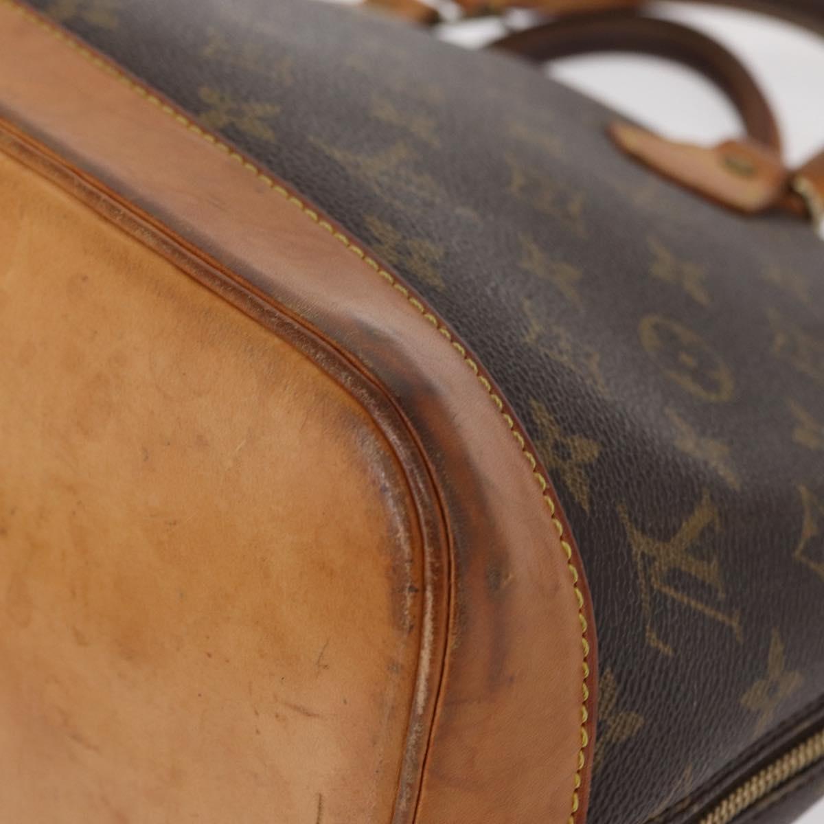 LOUIS VUITTON Monogram Alma Hand Bag M51130 LV Auth BA7630