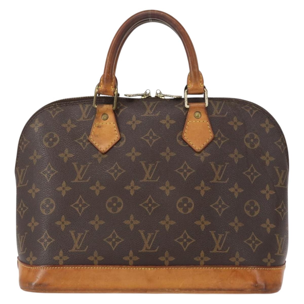 LOUIS VUITTON Monogram Alma Hand Bag M51130 LV Auth BA7630