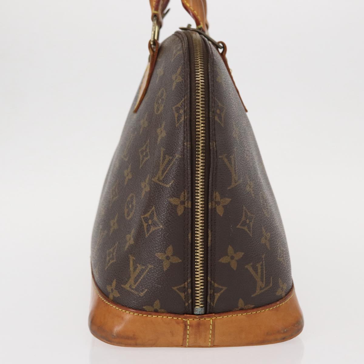 LOUIS VUITTON Monogram Alma Hand Bag M51130 LV Auth BA7630