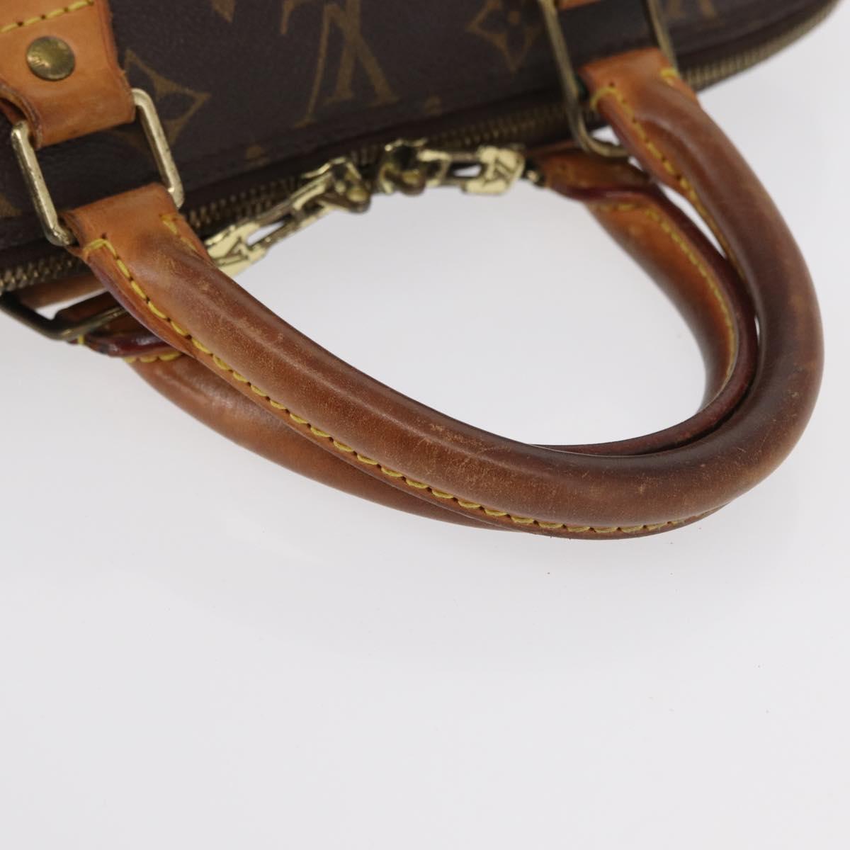 LOUIS VUITTON Monogram Alma Hand Bag M51130 LV Auth BA7630