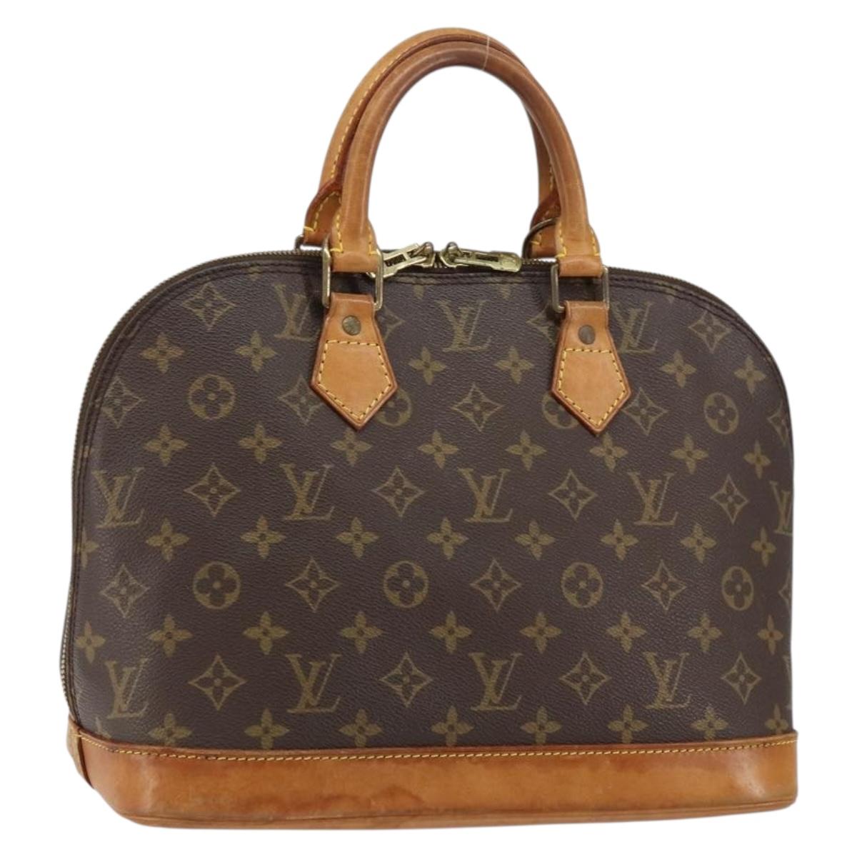 LOUIS VUITTON Monogram Alma Hand Bag M51130 LV Auth BA7631
