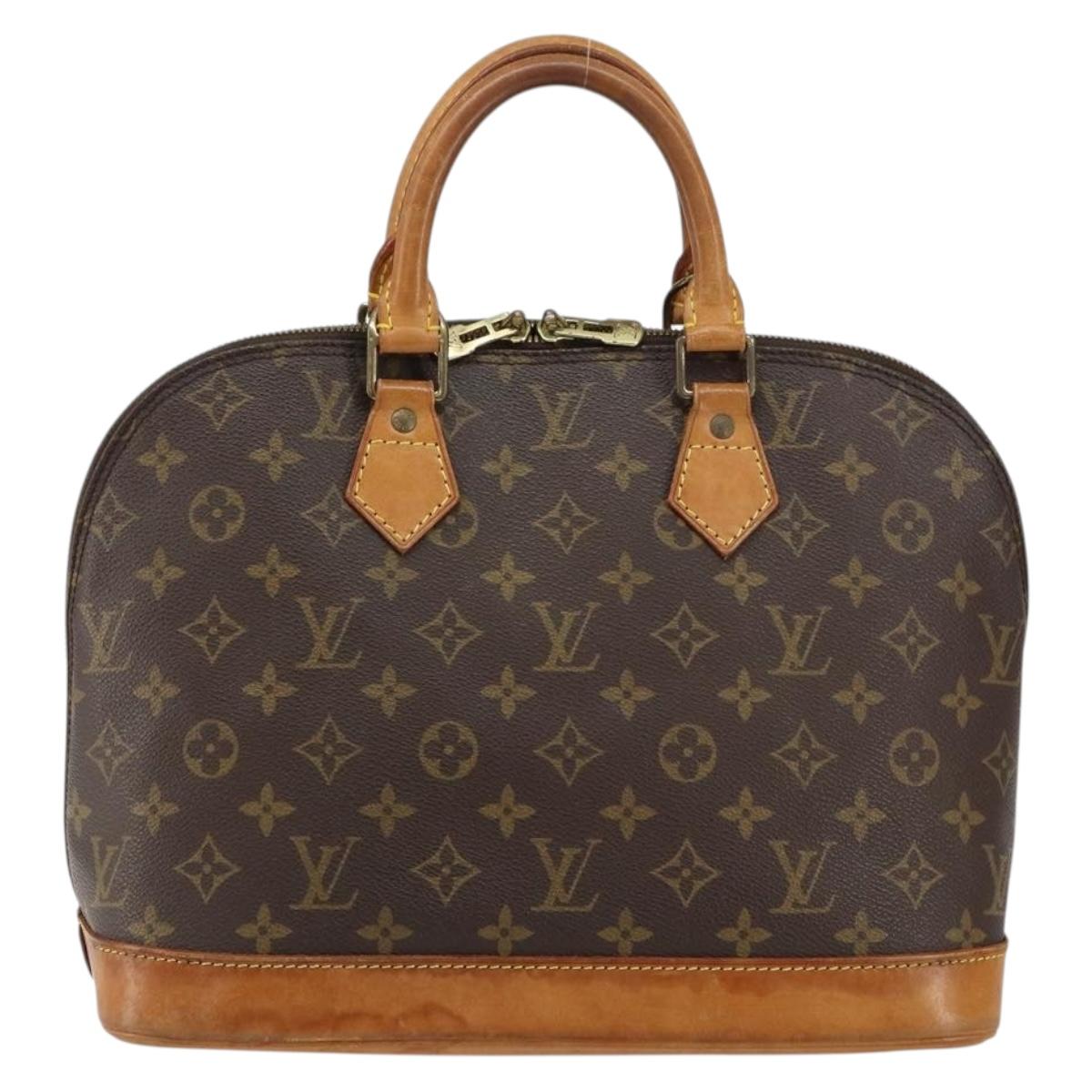 LOUIS VUITTON Monogram Alma Hand Bag M51130 LV Auth BA7631