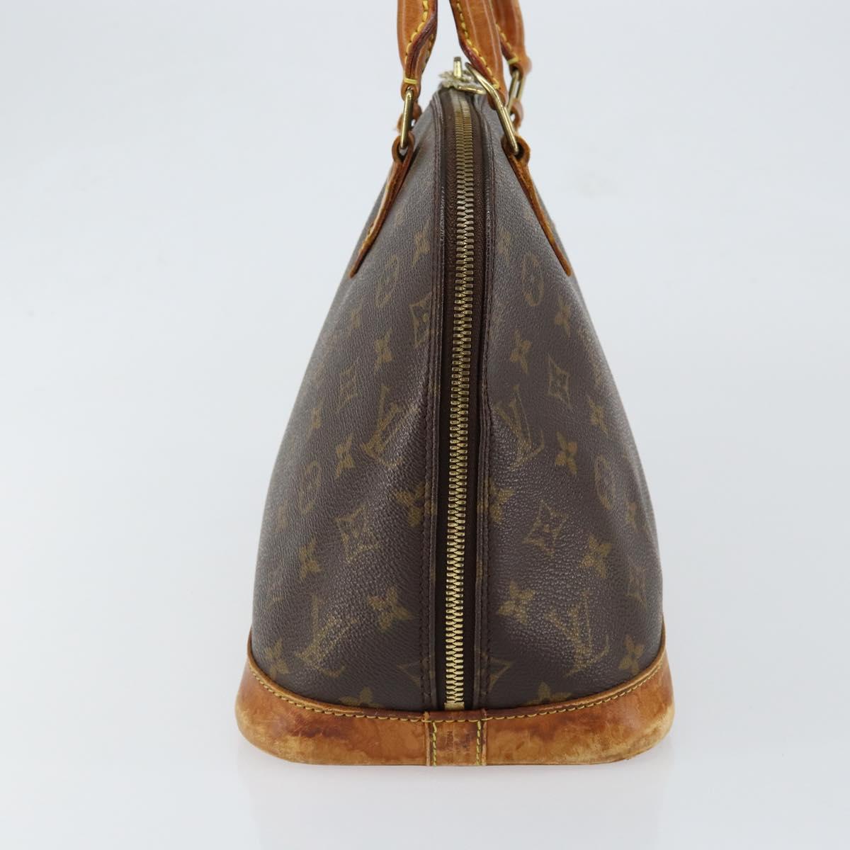 LOUIS VUITTON Monogram Alma Hand Bag M51130 LV Auth BA7632