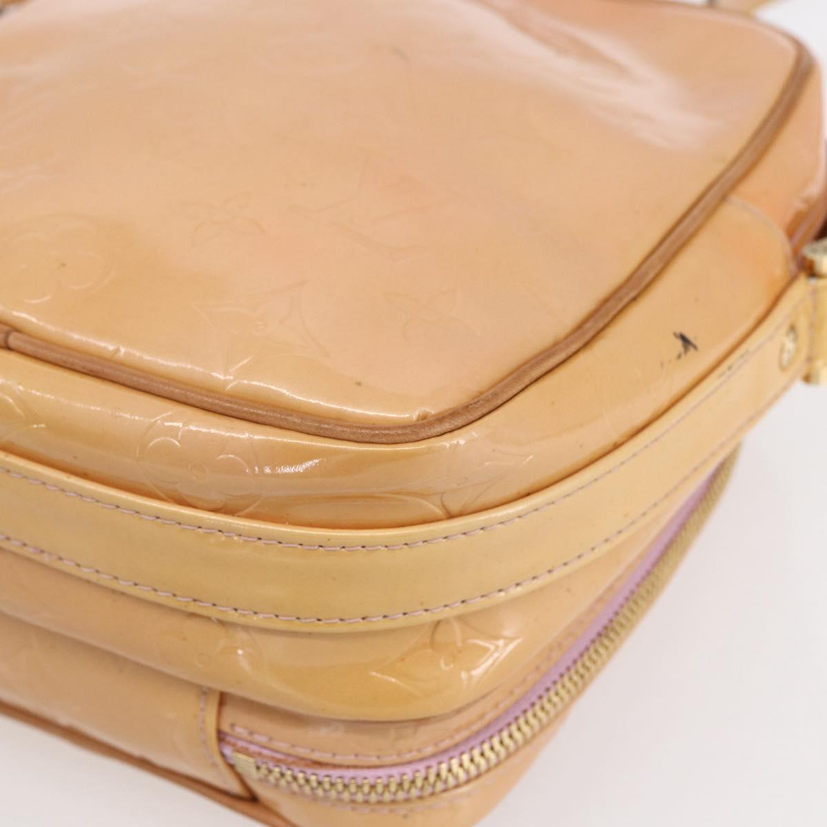 LOUIS VUITTON Monogram Vernis Wooster Bag Marshmallow Pink M91037 LV Auth BA7645