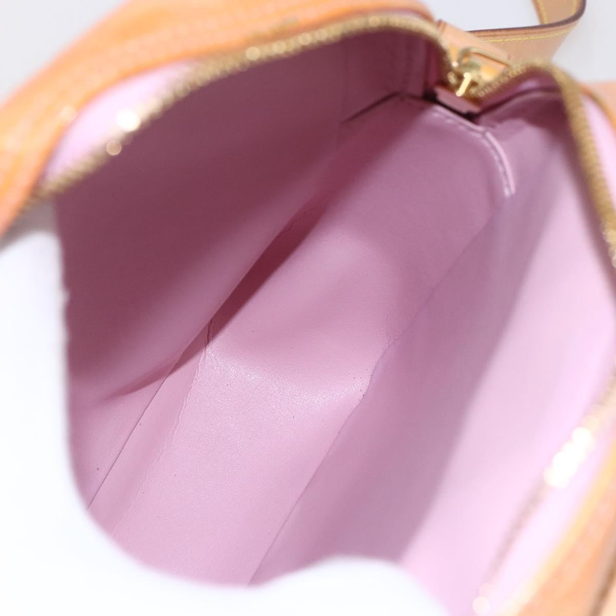 LOUIS VUITTON Monogram Vernis Wooster Bag Marshmallow Pink M91037 LV Auth BA7645