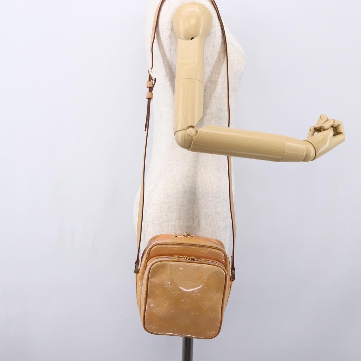 LOUIS VUITTON Monogram Vernis Wooster Bag Marshmallow Pink M91037 LV Auth BA7645